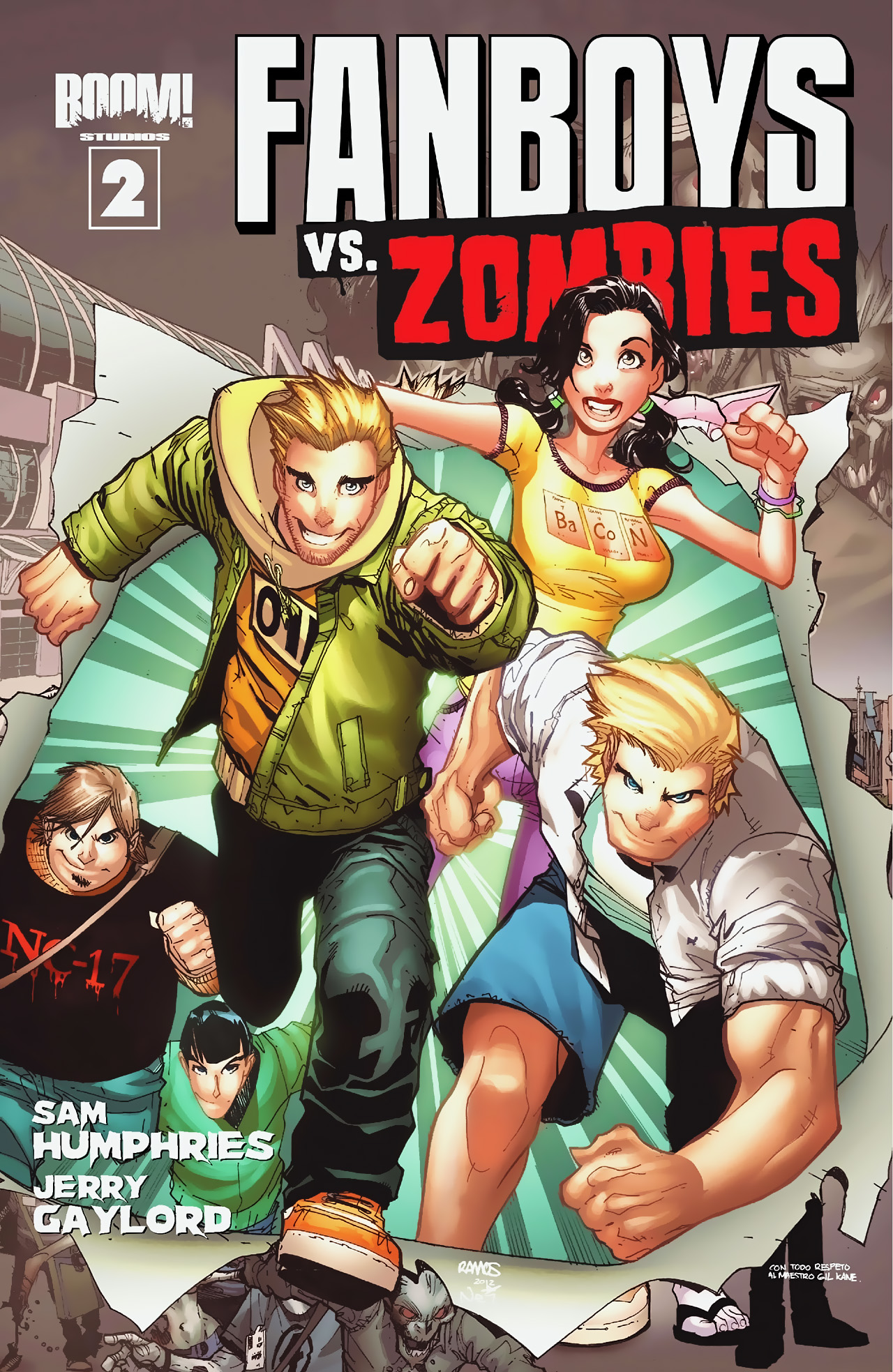 Read online Fanboys vs. Zombies comic -  Issue #2 - 1