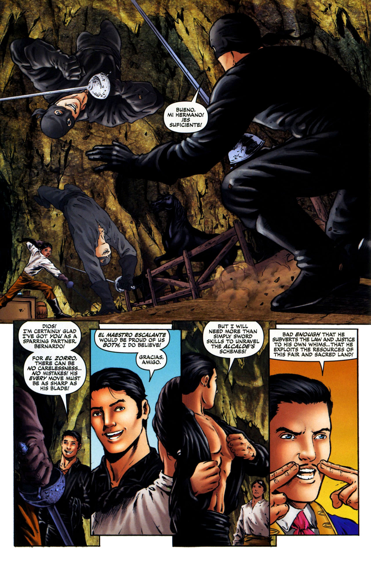 Read online Zorro (2008) comic -  Issue #12 - 16