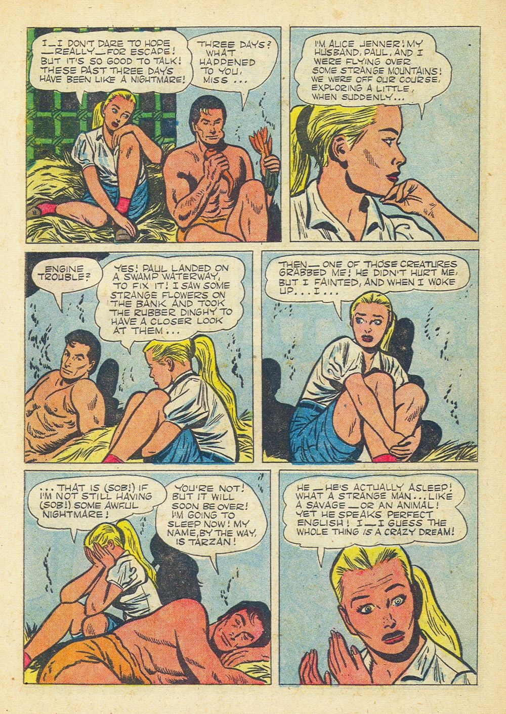 Read online Tarzan (1948) comic -  Issue #58 - 13