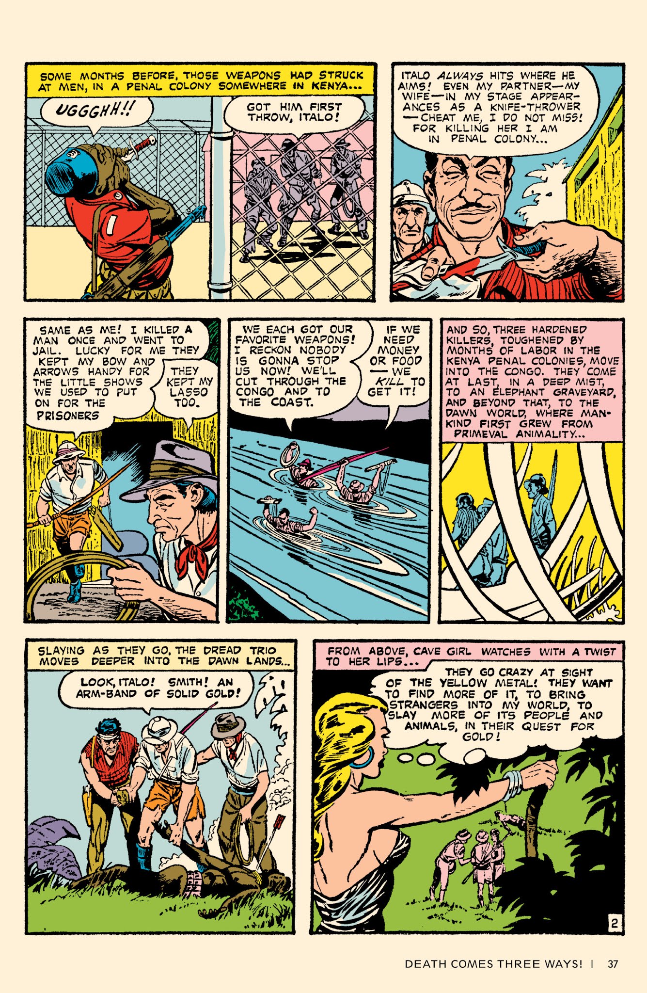 Read online Bob Powell's Complete Cave Girl comic -  Issue # TPB (Part 1) - 38