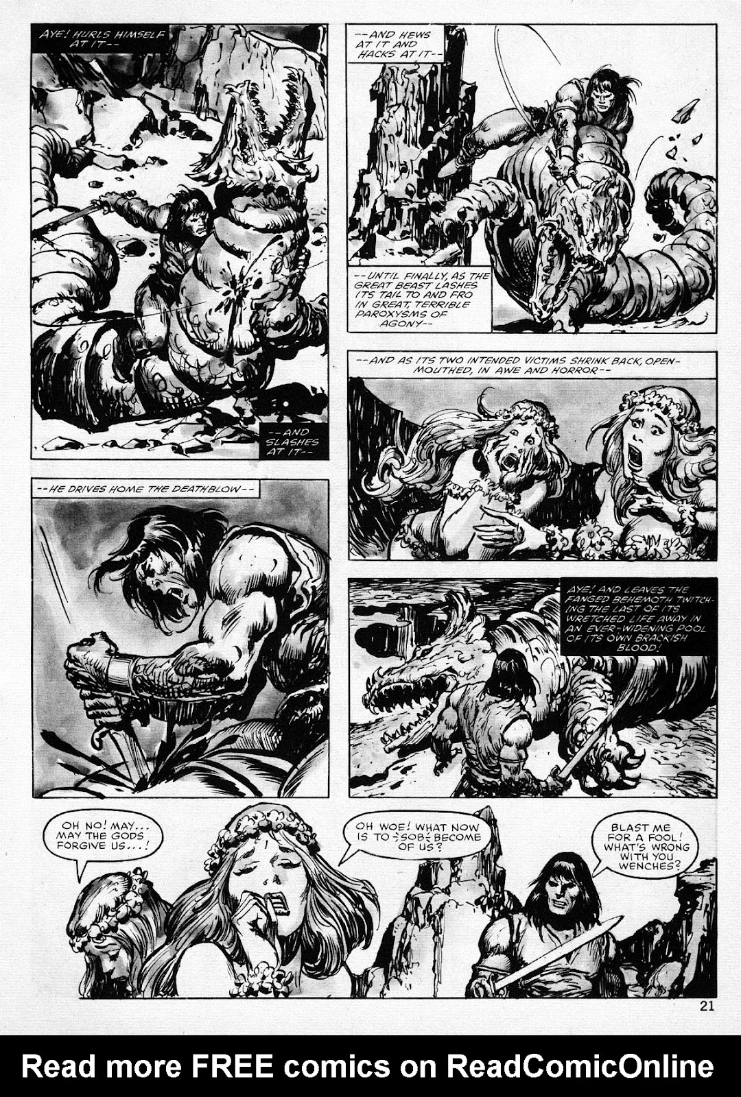 The Savage Sword Of Conan issue 77 - Page 21