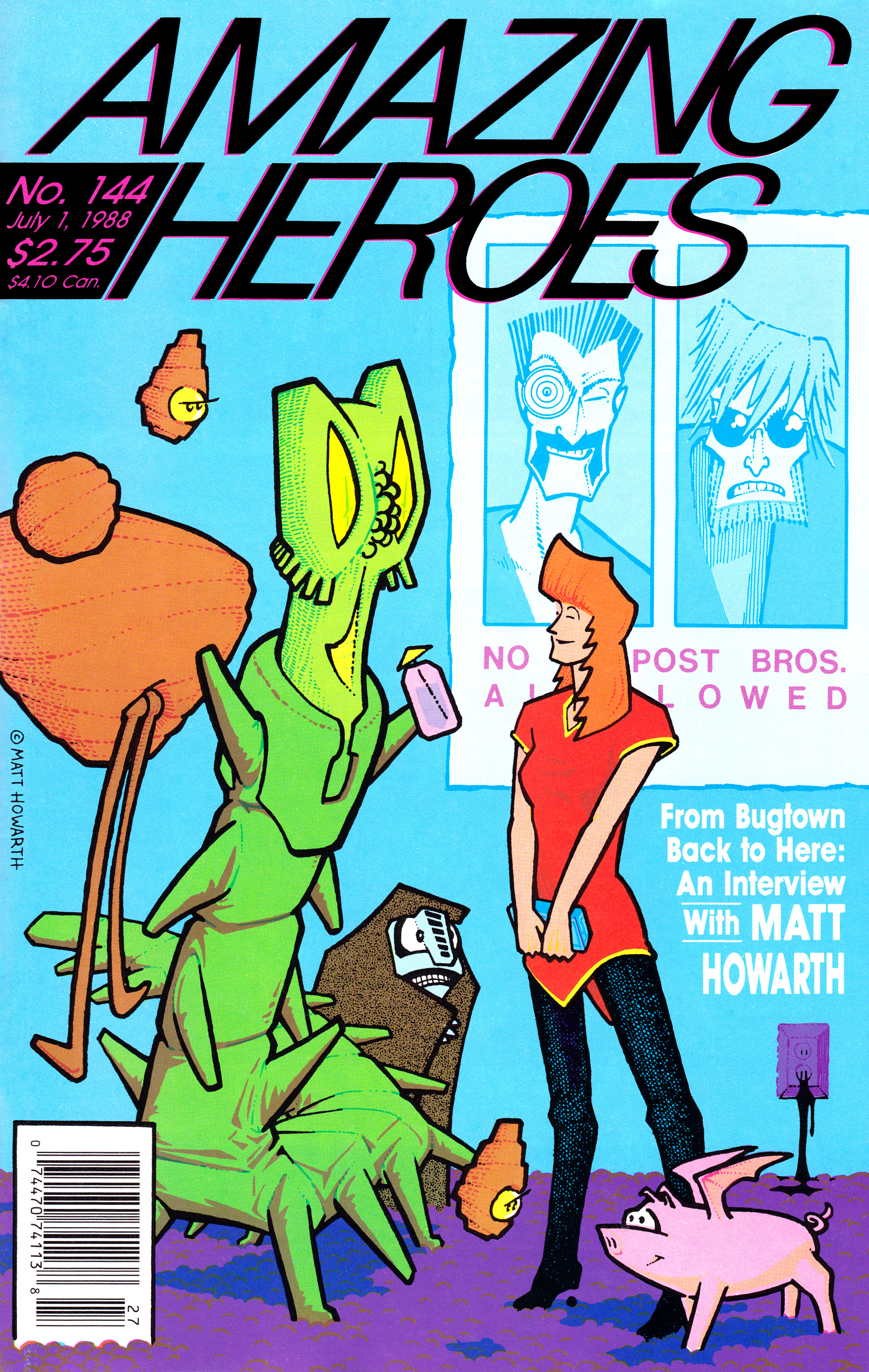 Read online Amazing Heroes comic -  Issue #144 - 1