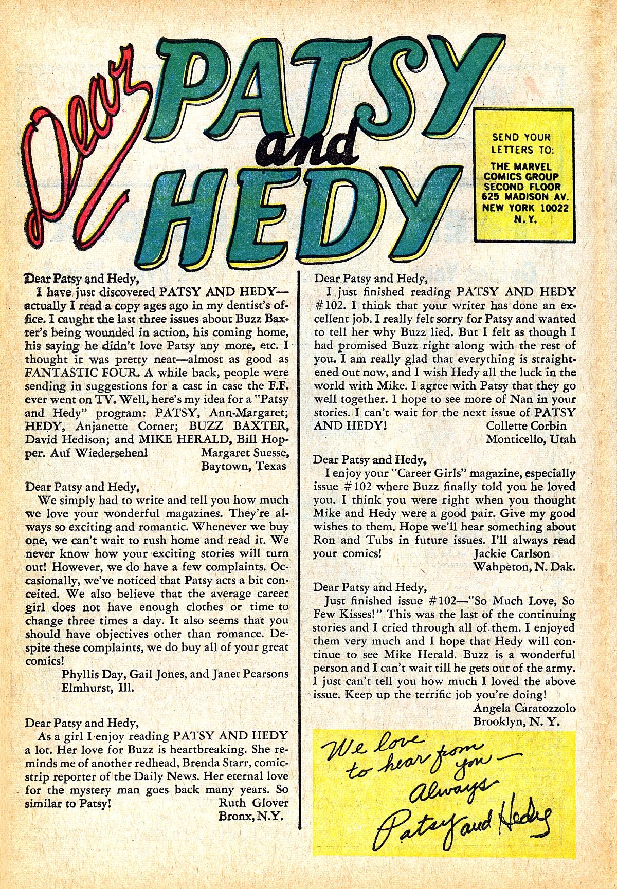 Read online Patsy and Hedy comic -  Issue #104 - 30