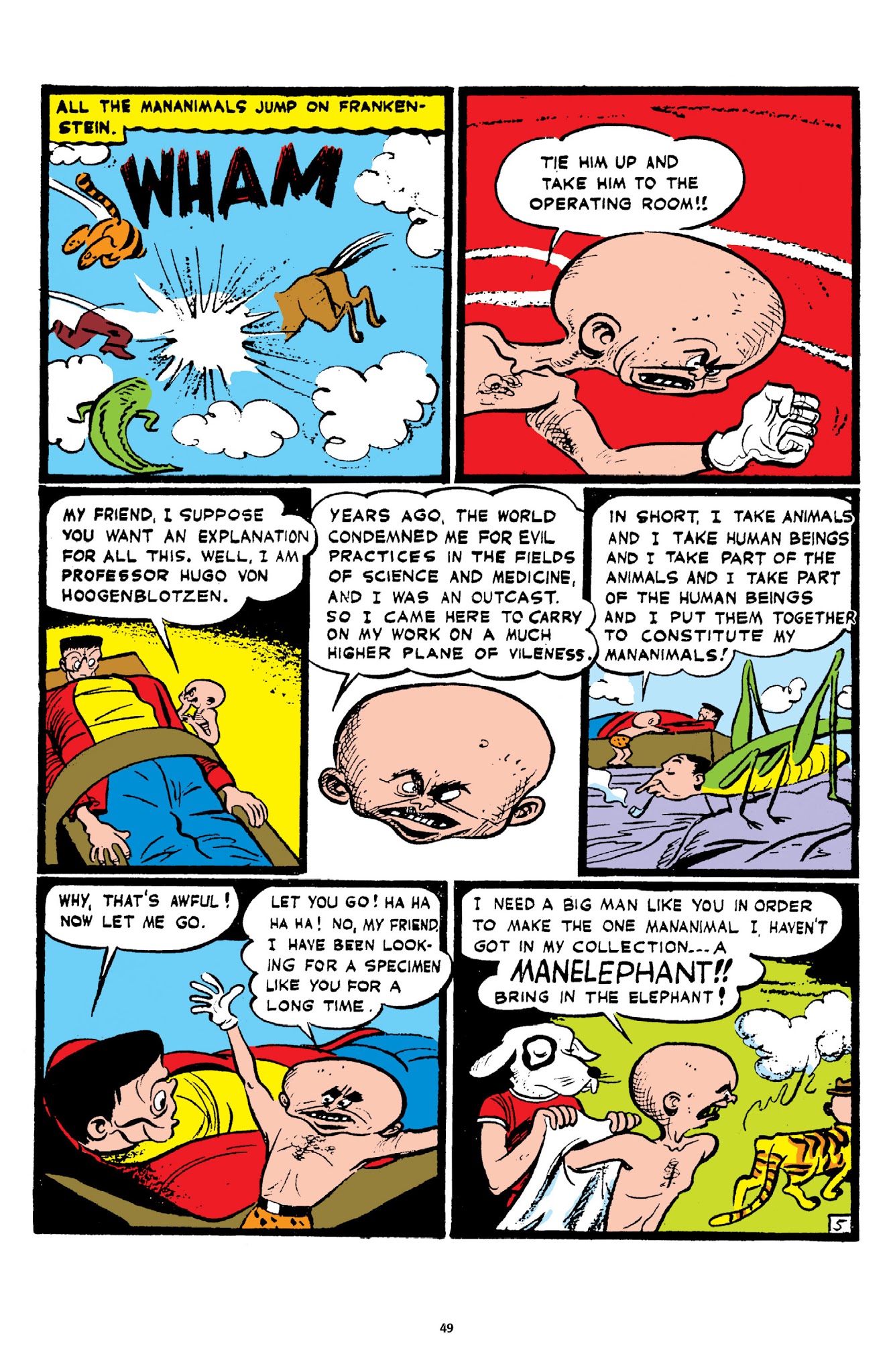 Read online Frankenstein: The Mad Science of Dick Briefer comic -  Issue # TPB - 50