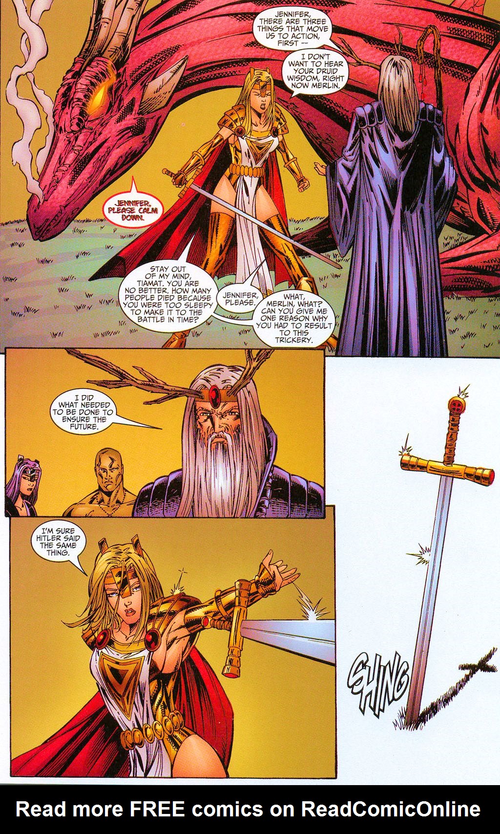 Read online Lady Pendragon comic -  Issue #6 - 20