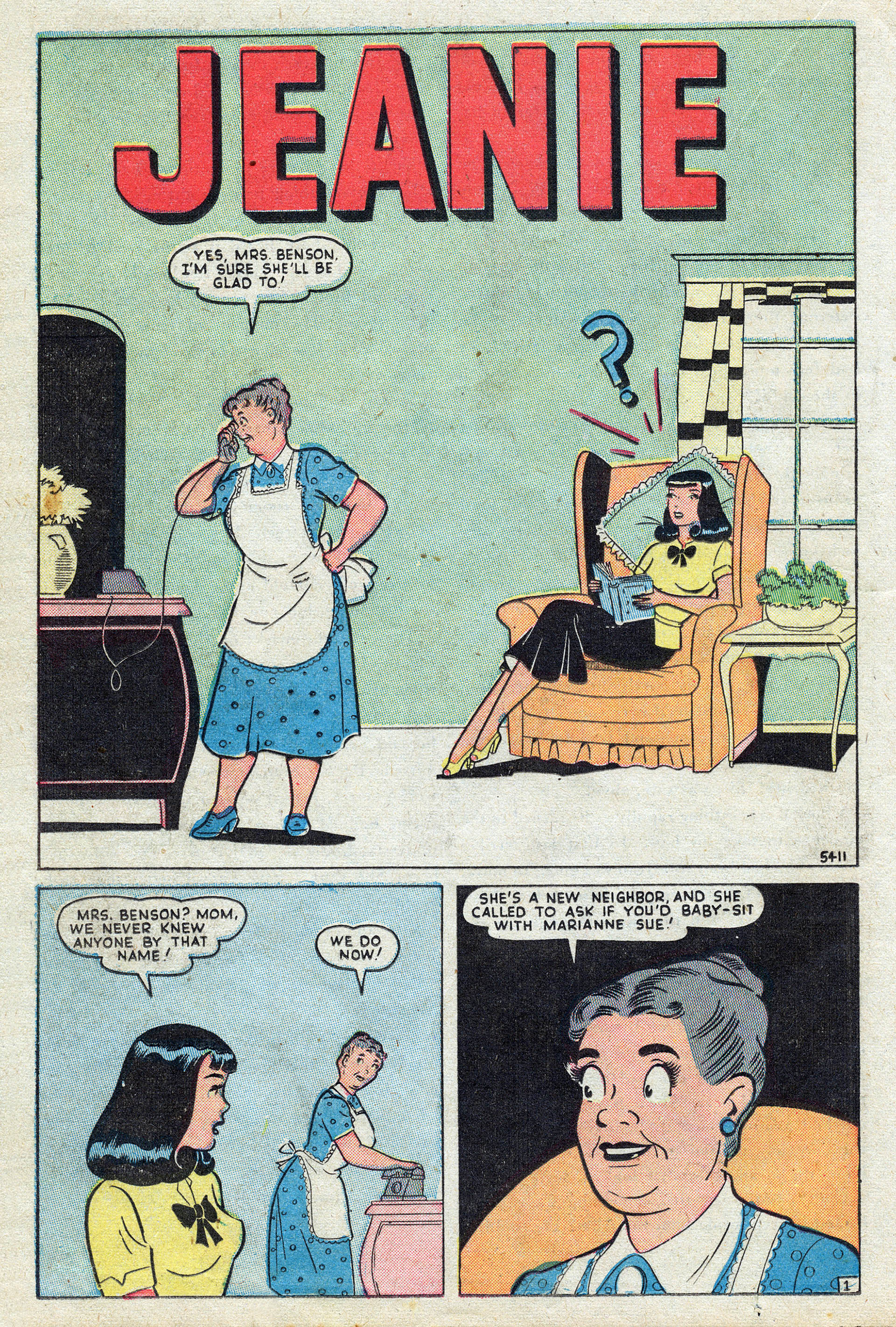 Read online Jeanie Comics comic -  Issue #27 - 26