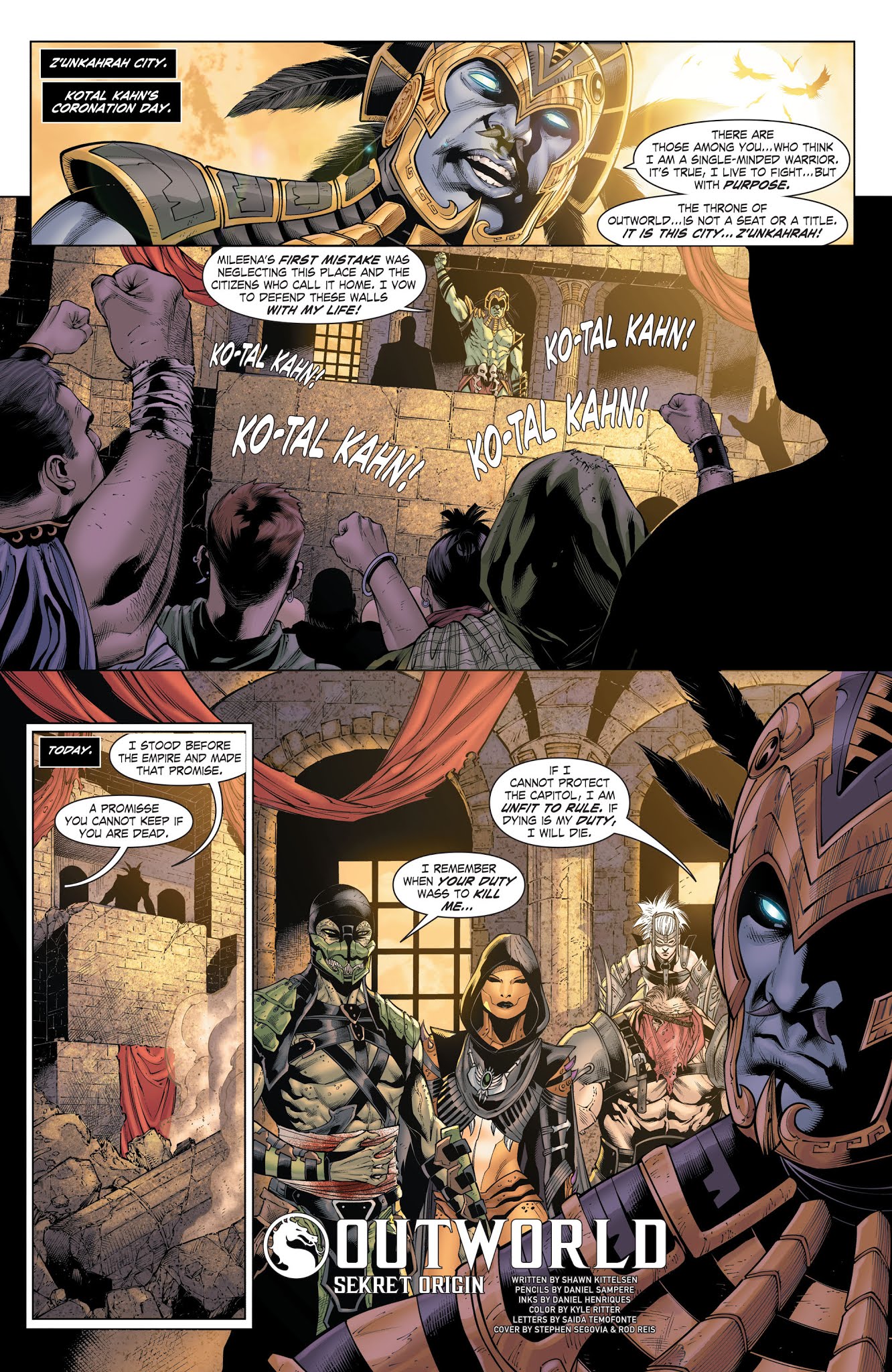 Read online Mortal Kombat X [I] comic -  Issue # _TPB 2 - 68