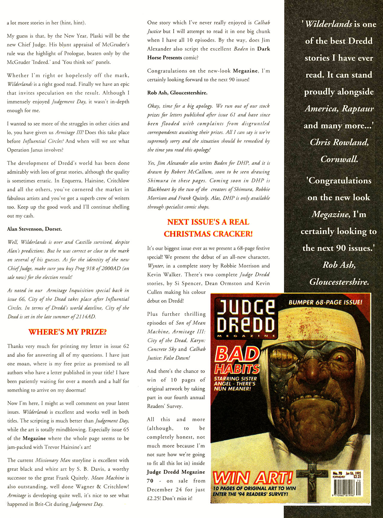 Read online Judge Dredd: The Megazine (vol. 2) comic -  Issue #69 - 41