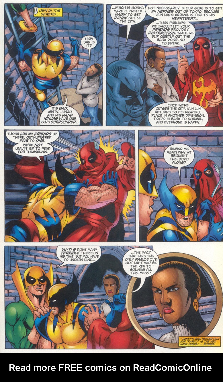 Read online Iron Fist / Wolverine comic -  Issue #4 - 4
