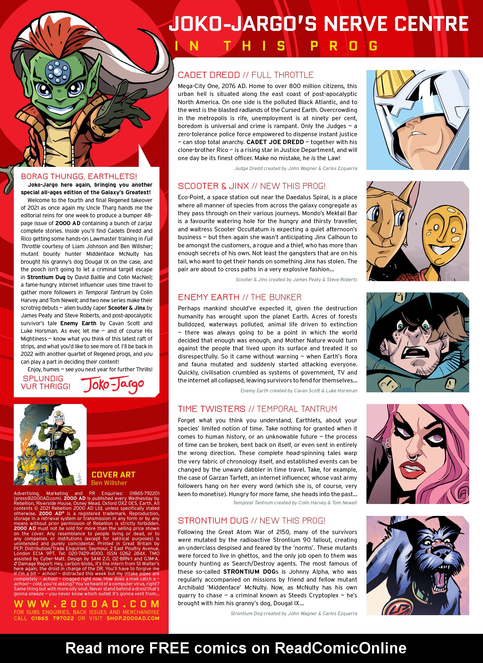 Read online 2000 AD comic -  Issue #2256 - 2