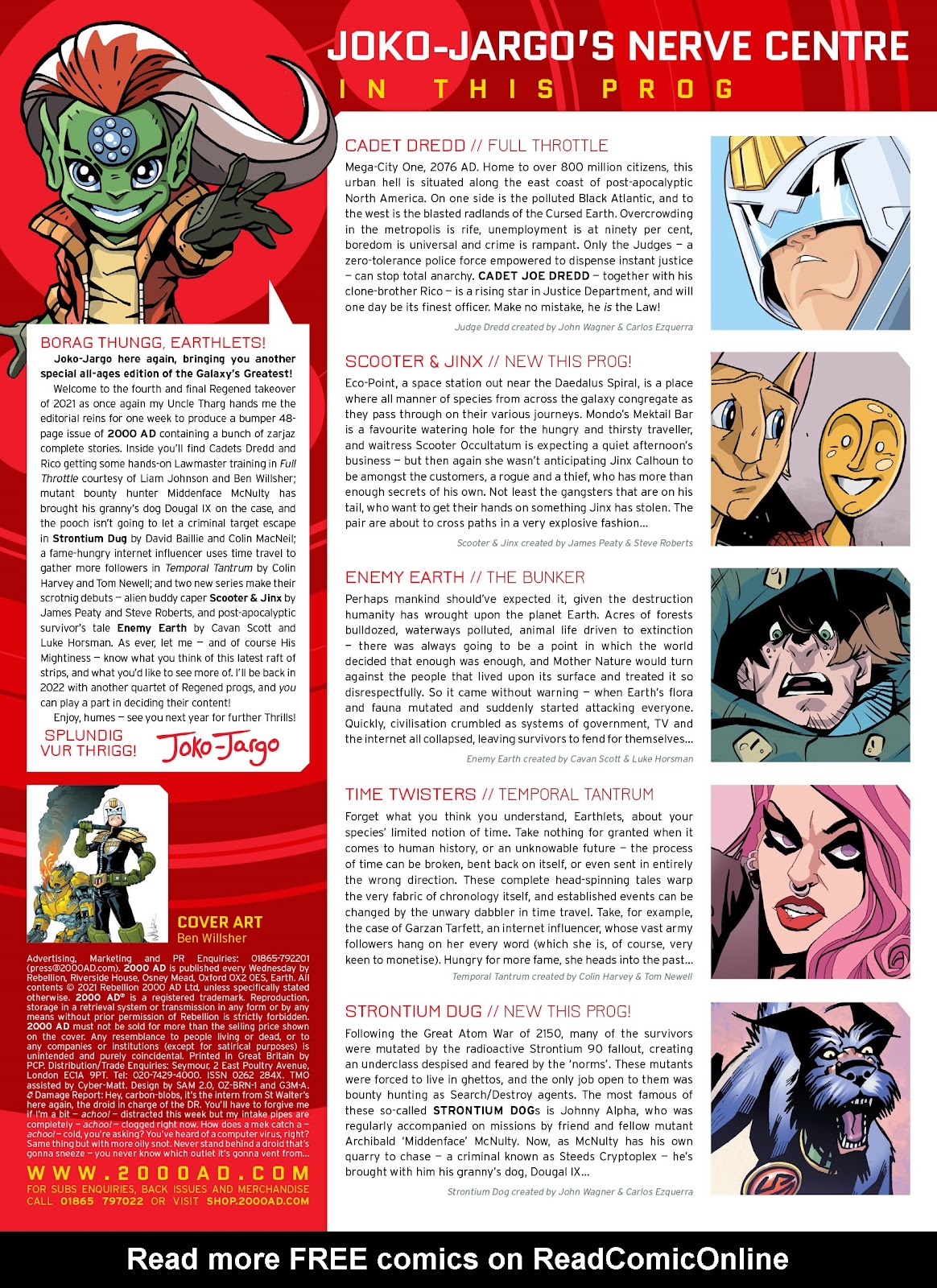 2000 AD issue 2256 - Page 2