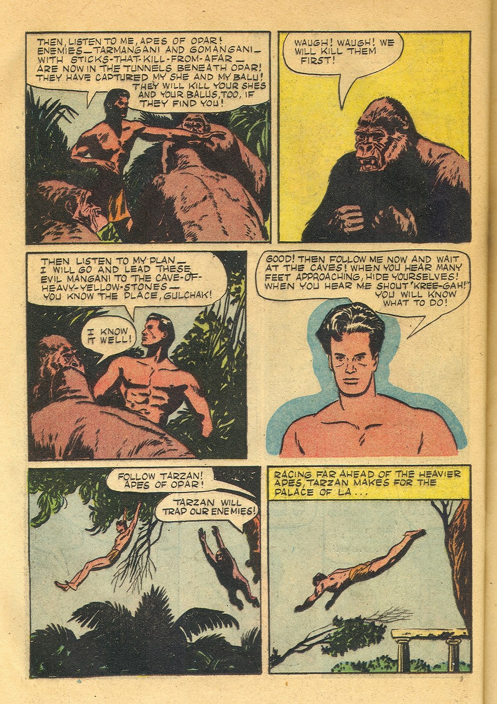Read online Tarzan (1948) comic -  Issue #5 - 24