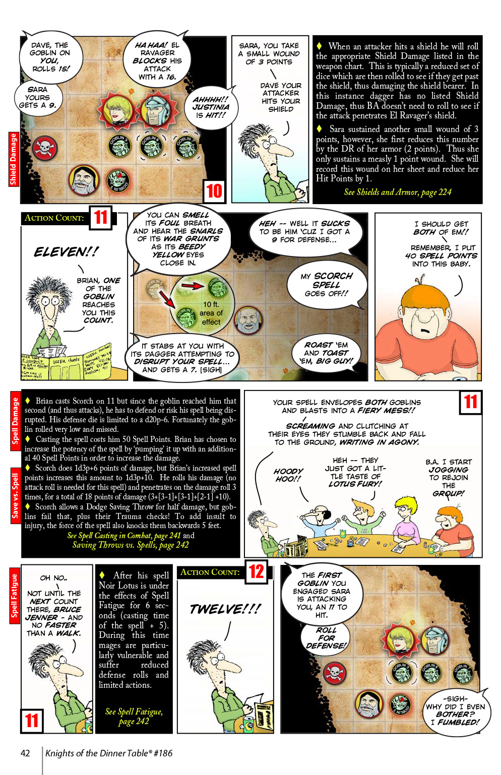 Read online Knights of the Dinner Table comic -  Issue #186 - 44