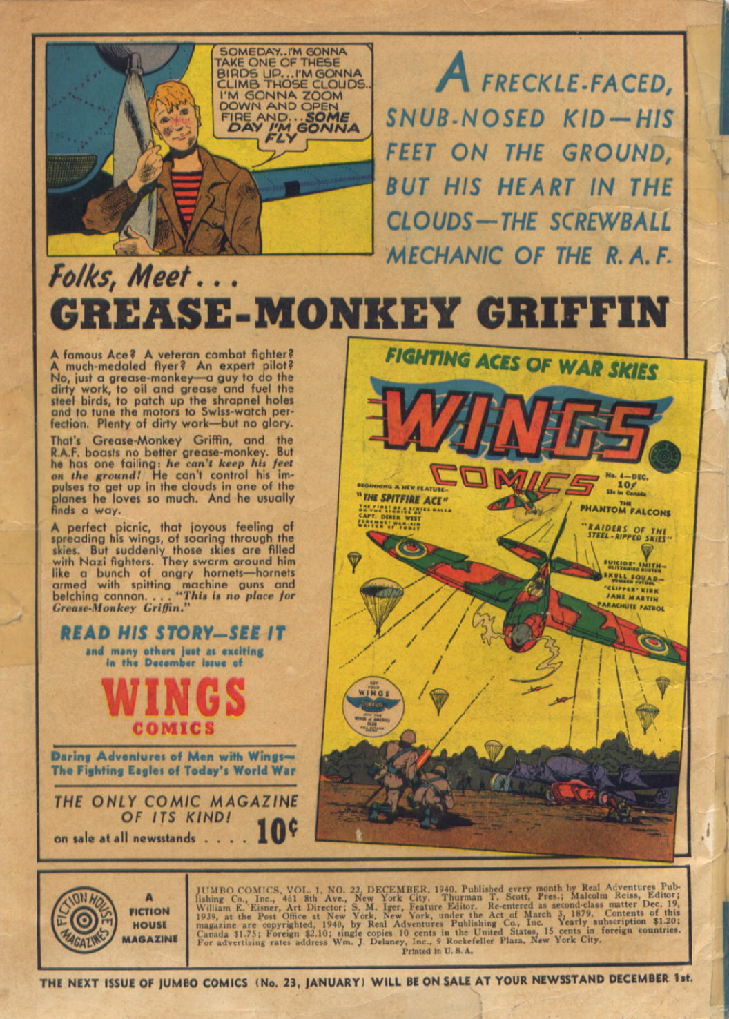 Read online Jumbo Comics comic -  Issue #22 - 2