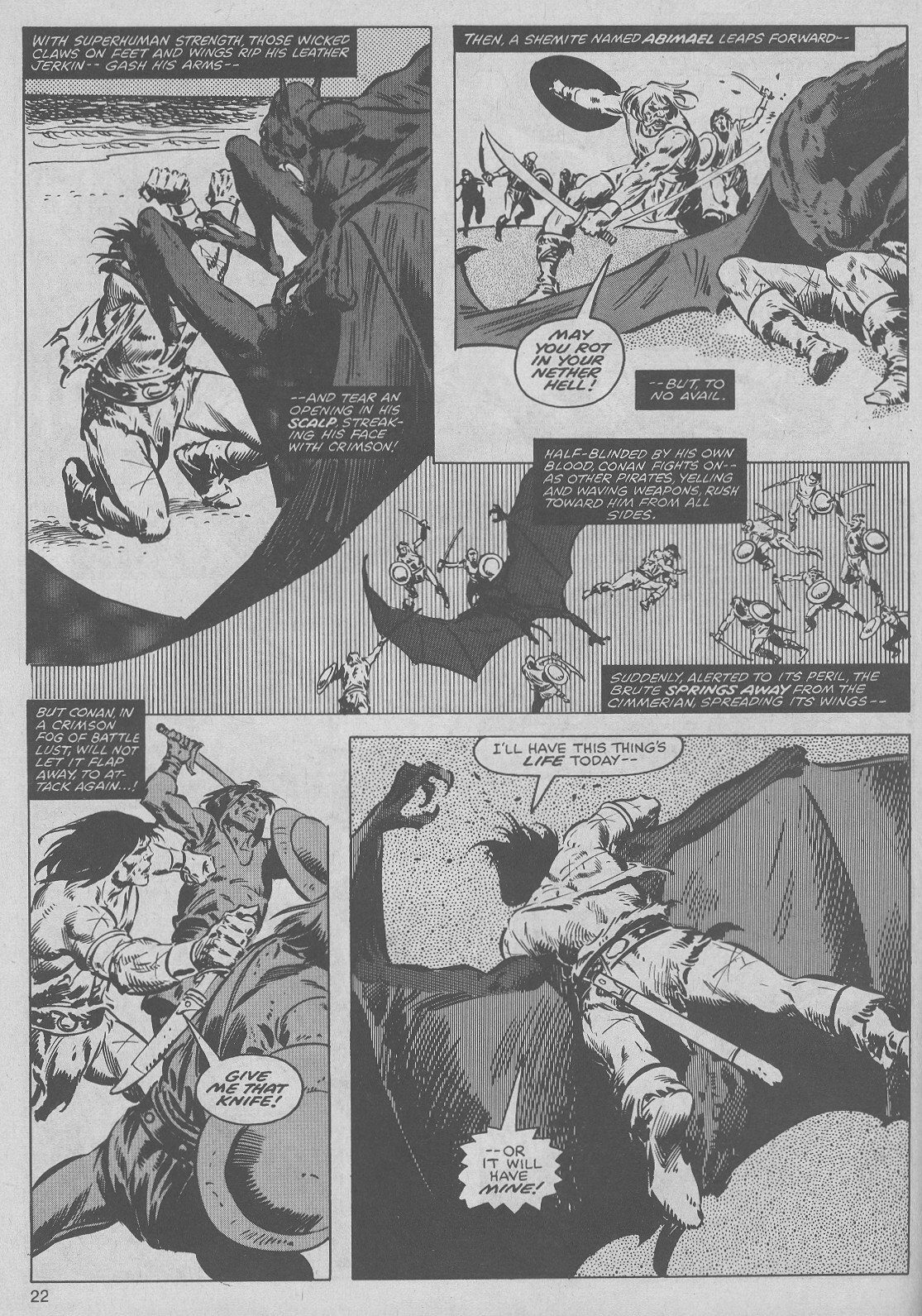 Read online The Savage Sword Of Conan comic -  Issue #45 - 22