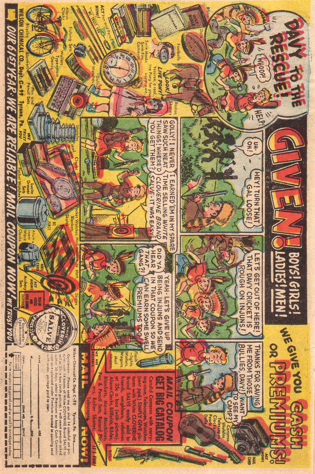 Read online Davy Crockett comic -  Issue #5 - 7