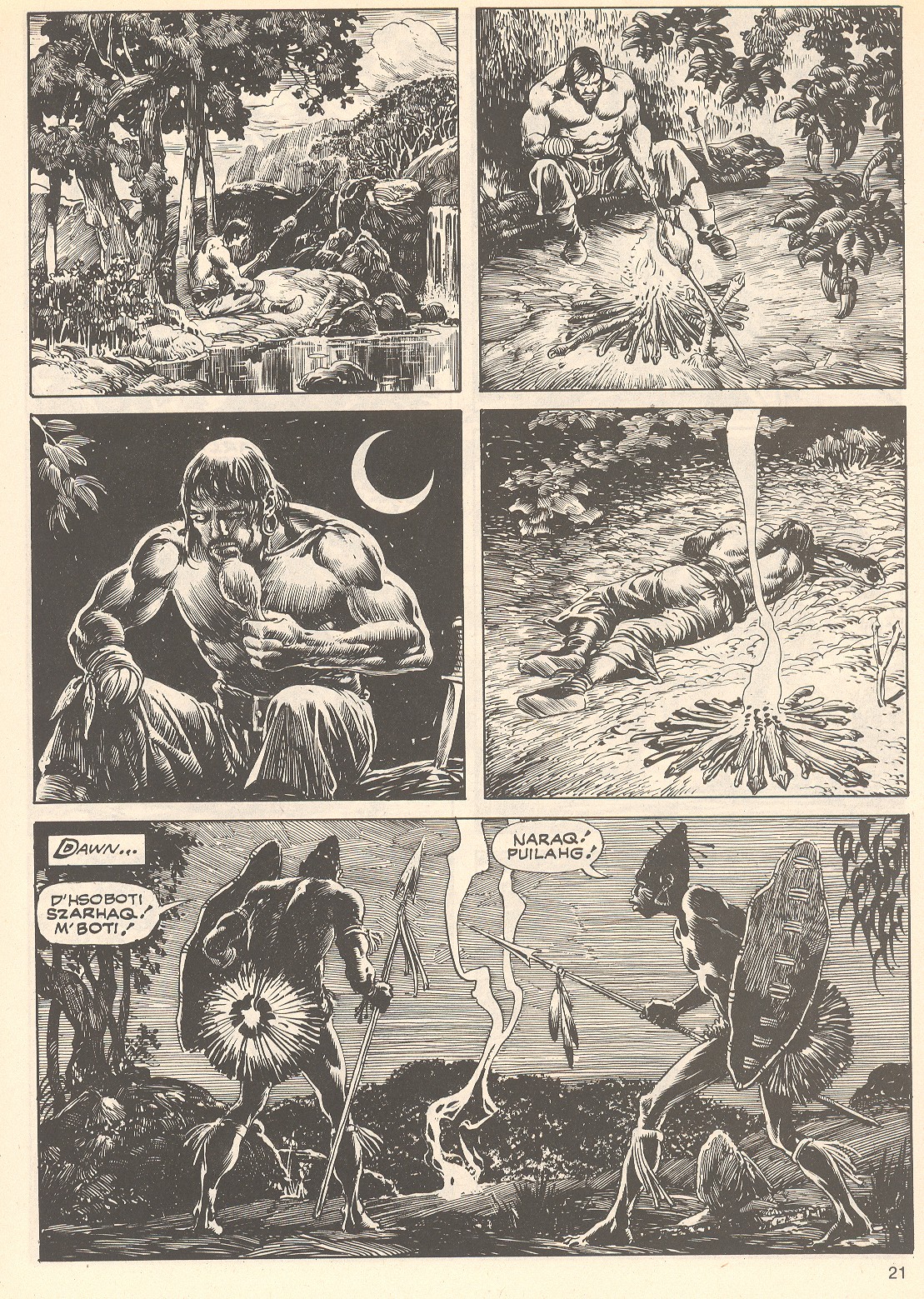Read online The Savage Sword Of Conan comic -  Issue #75 - 21