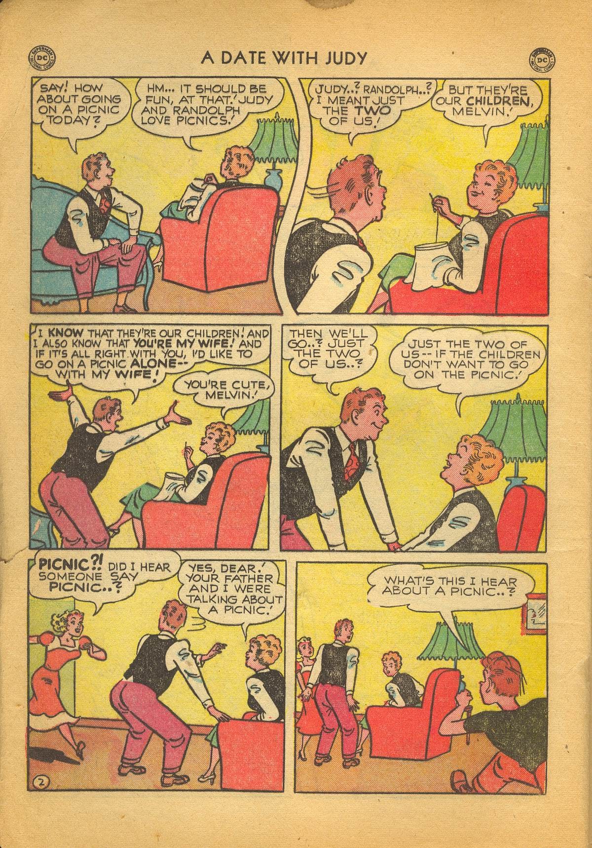 Read online A Date with Judy comic -  Issue #17 - 4
