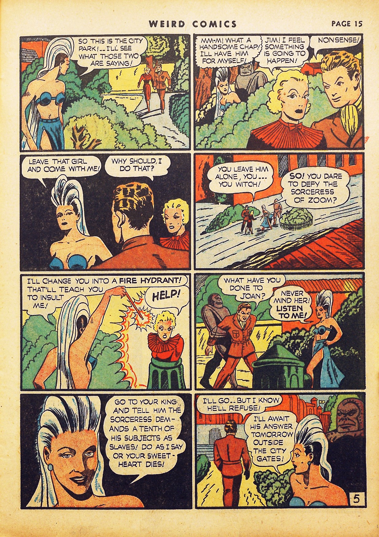 Read online Weird Comics comic -  Issue #12 - 17
