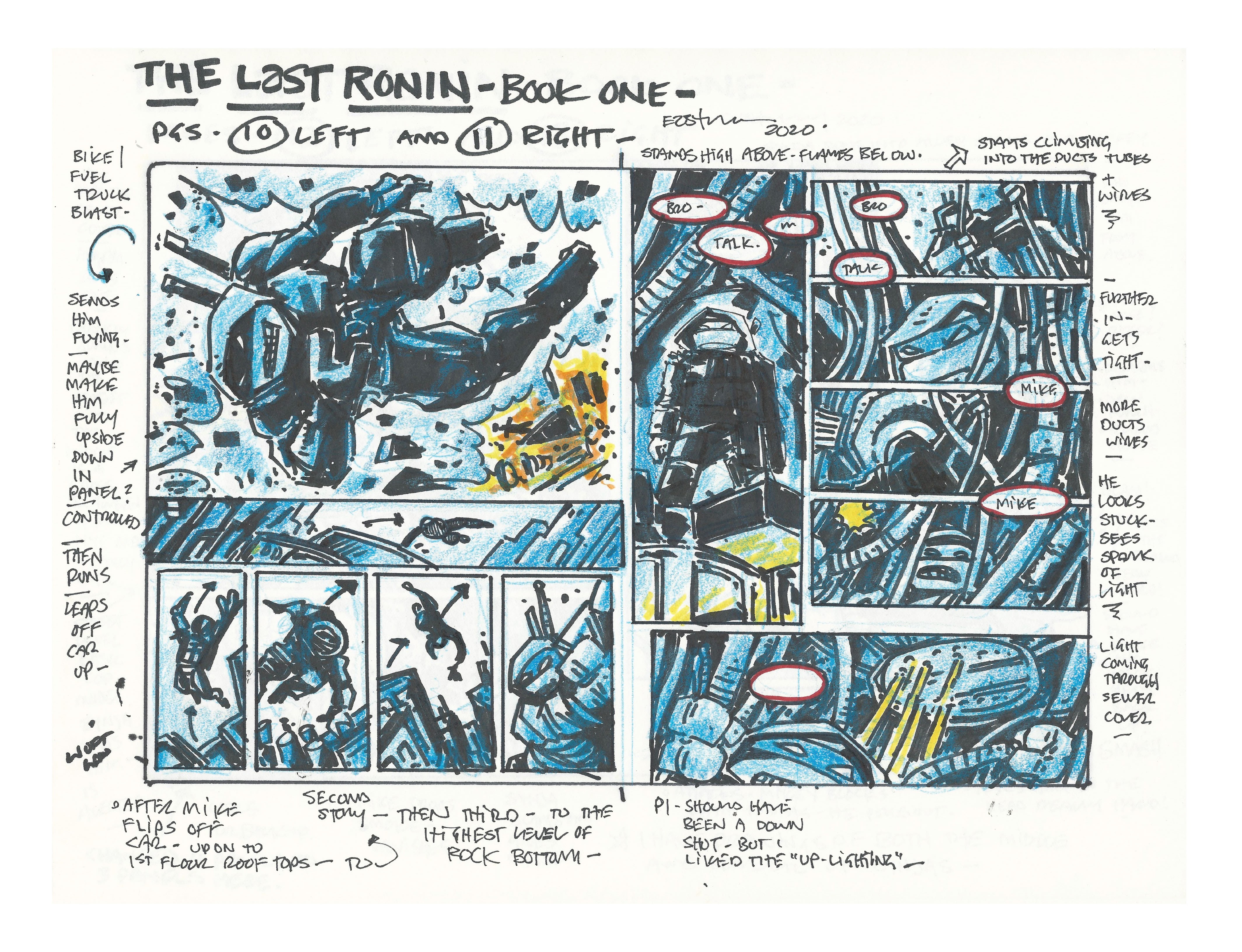 Read online Teenage Mutant Ninja Turtles: The Last Ronin comic -  Issue # _Director's Cut - 49