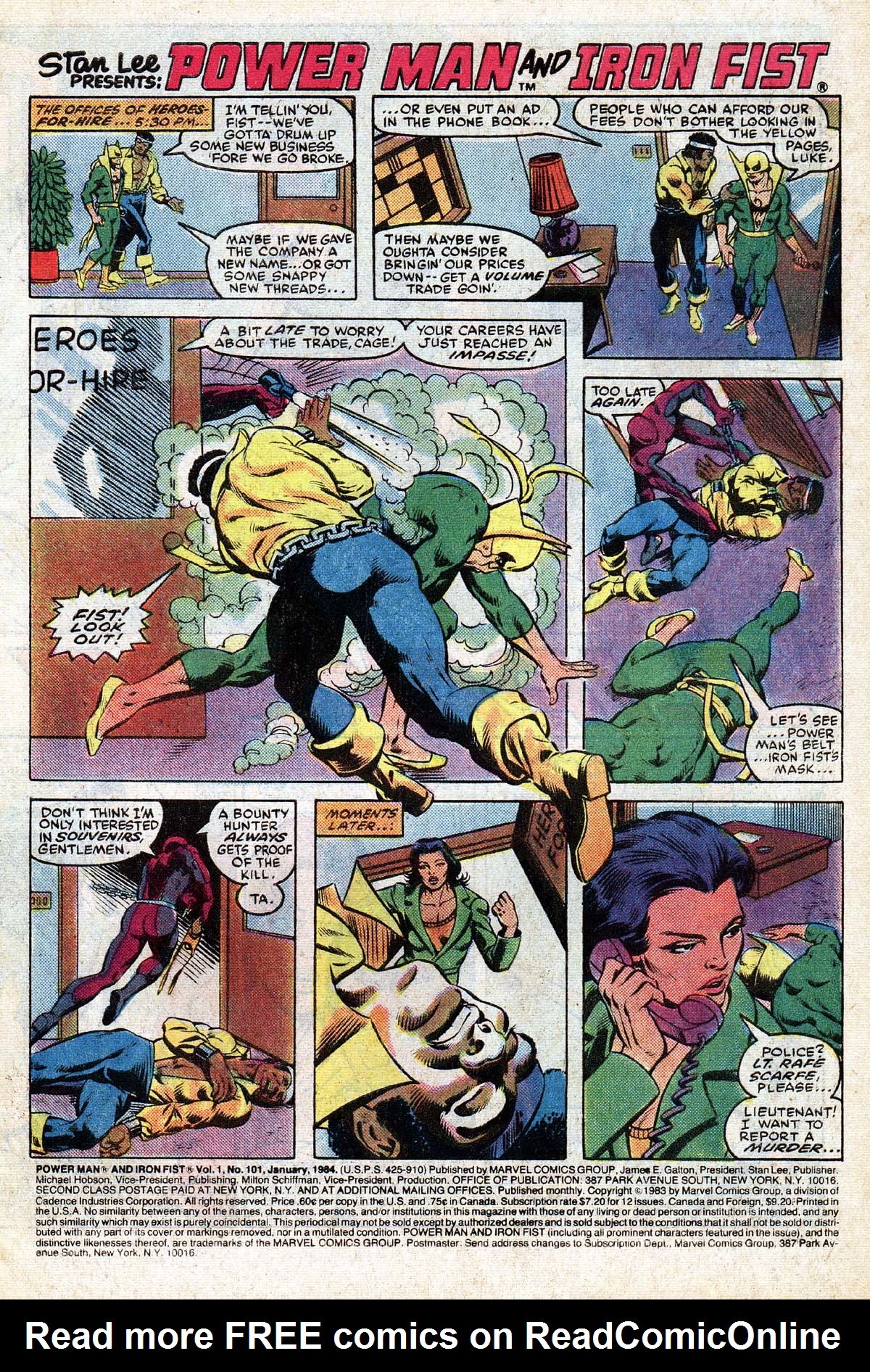 Read online Power Man and Iron Fist (1978) comic -  Issue #101 - 2
