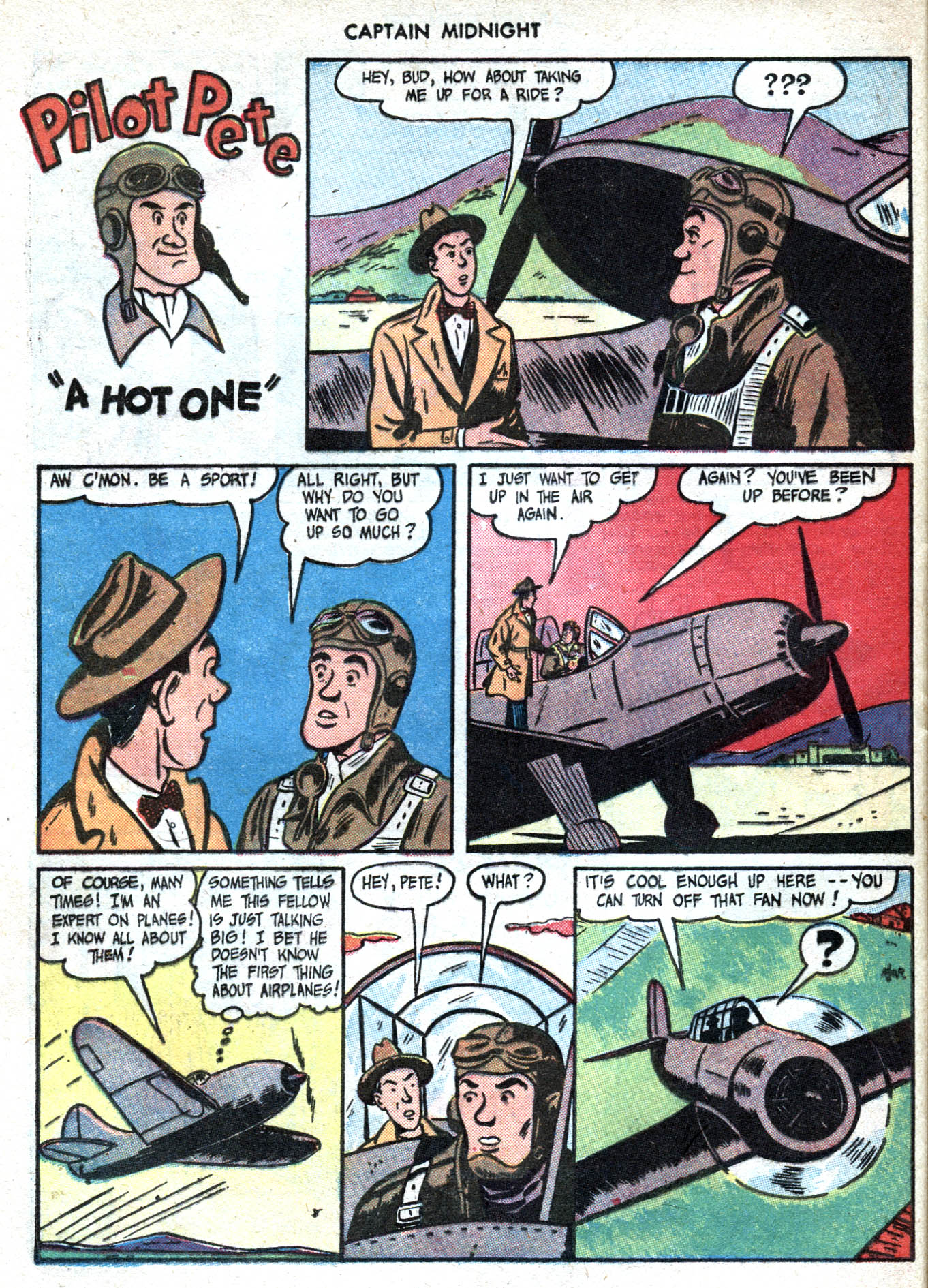 Read online Captain Midnight (1942) comic -  Issue #58 - 12