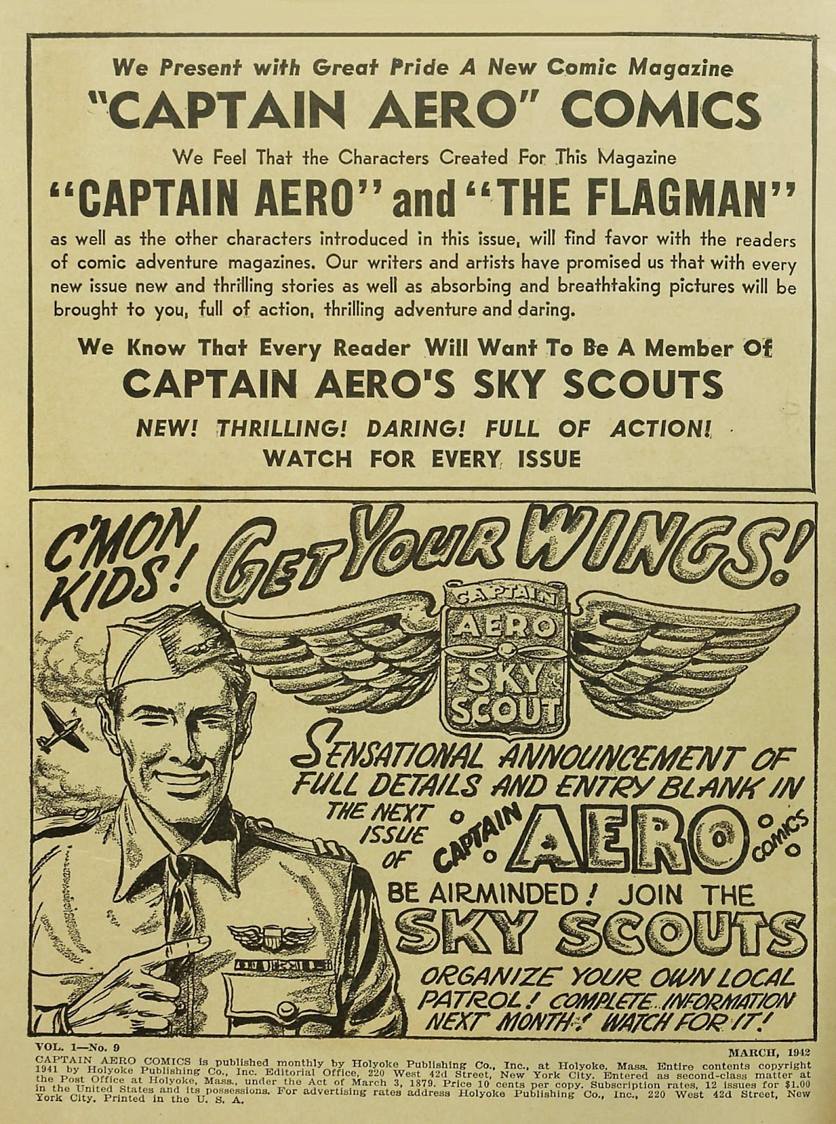Captain Aero Comics issue 3 - Page 2