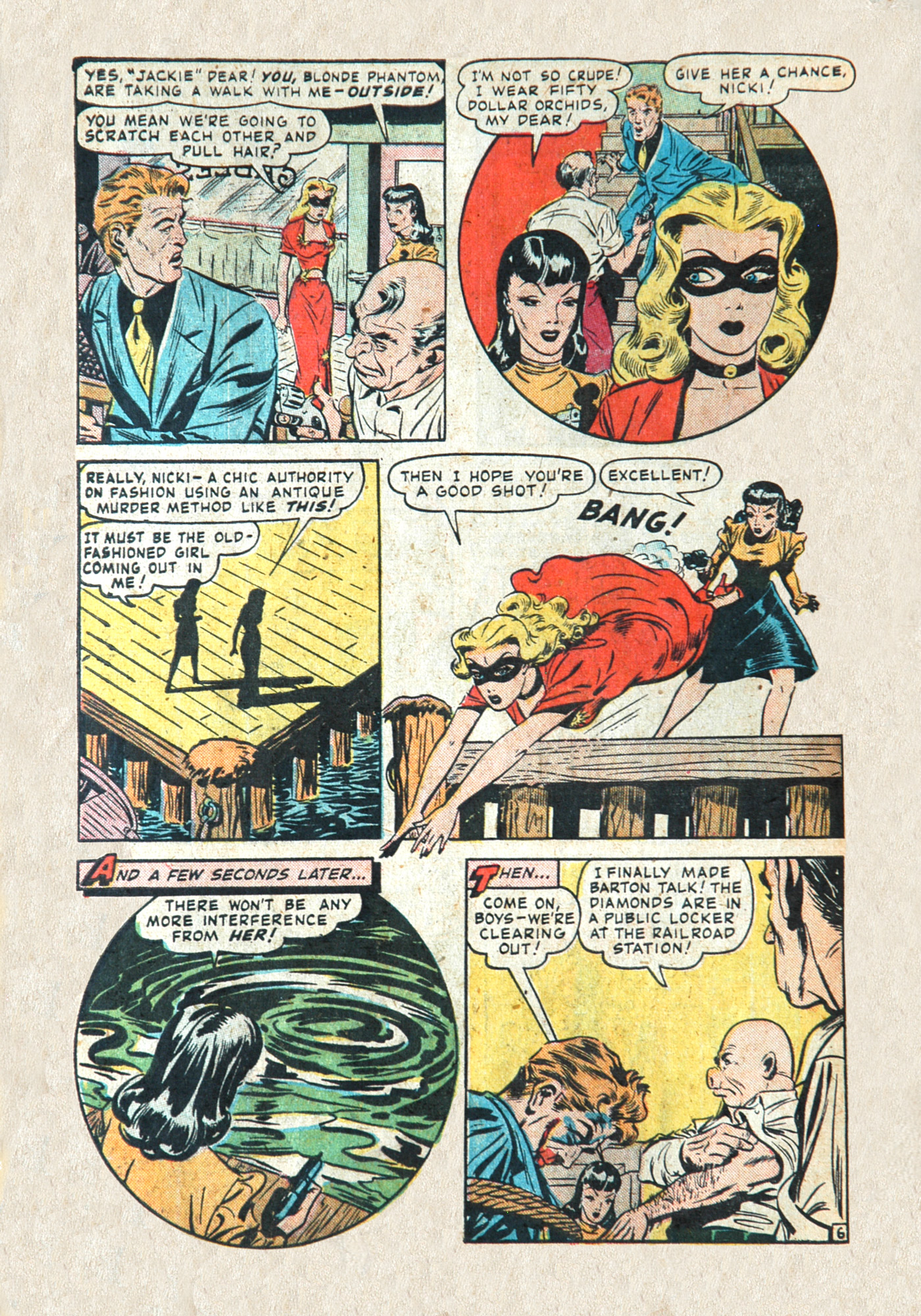 Read online Blonde Phantom Comics comic -  Issue #15 - 30