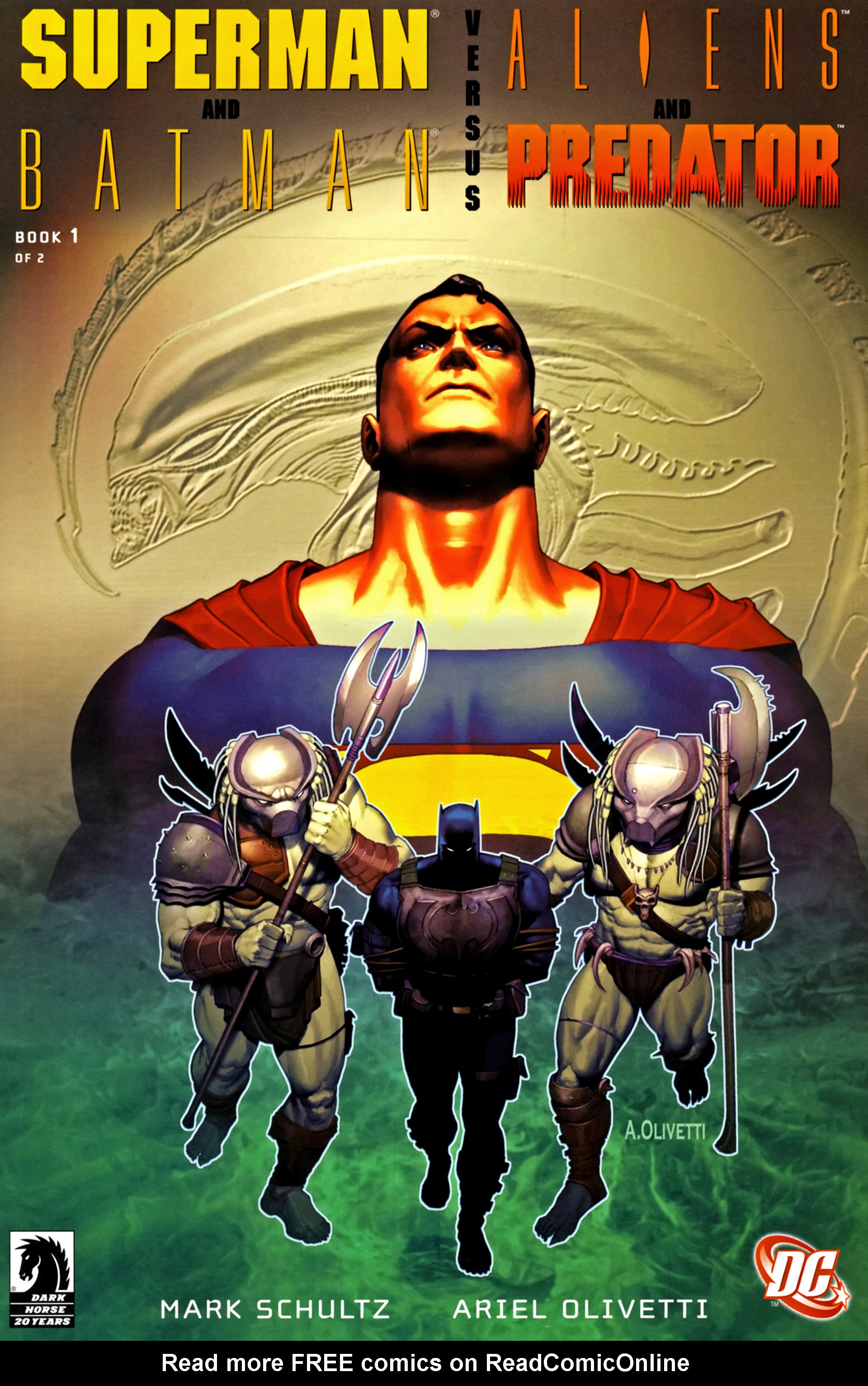 Read online Superman and Batman Vs. Aliens and Predator comic -  Issue #1 - 1