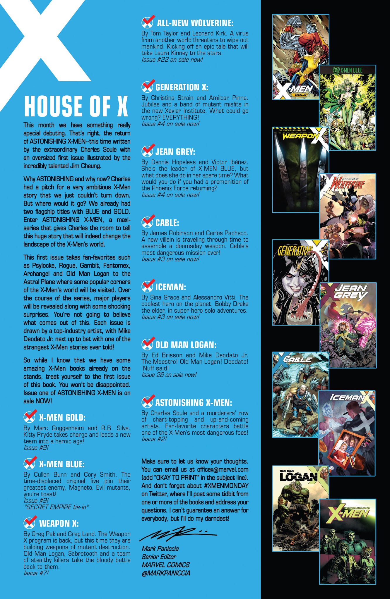 Read online X-Men: Blue comic -  Issue #8 - 24