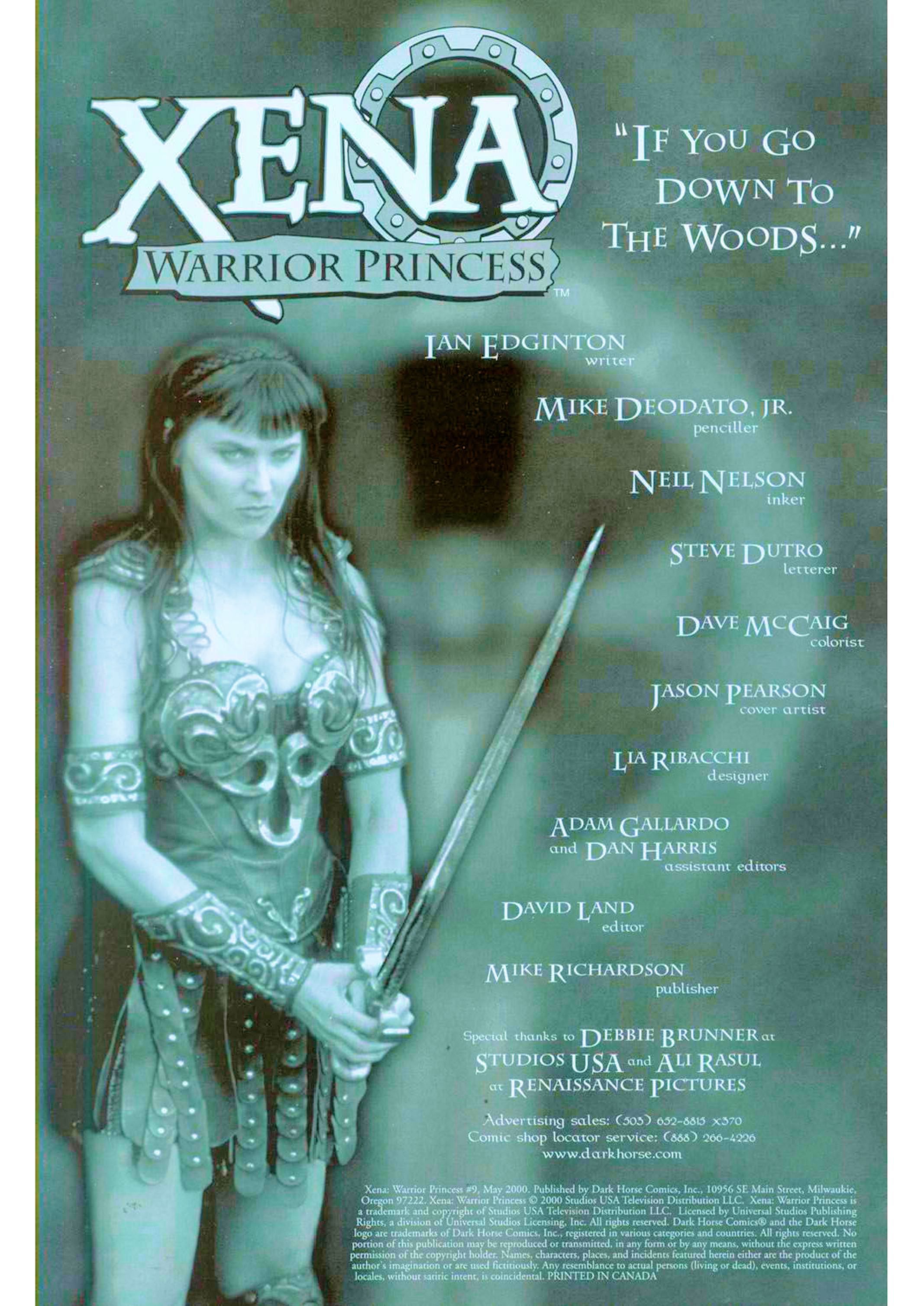 Read online Xena: Warrior Princess (1999) comic -  Issue #9 - 3
