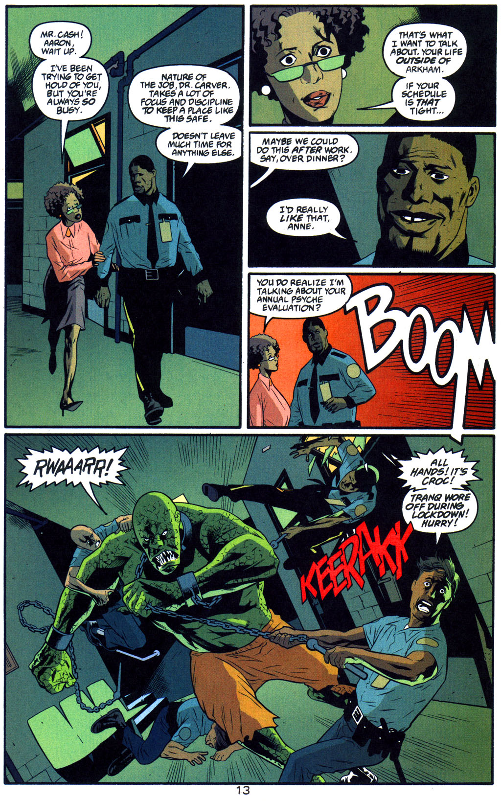 Read online Arkham Asylum: Living Hell comic -  Issue #4 - 15