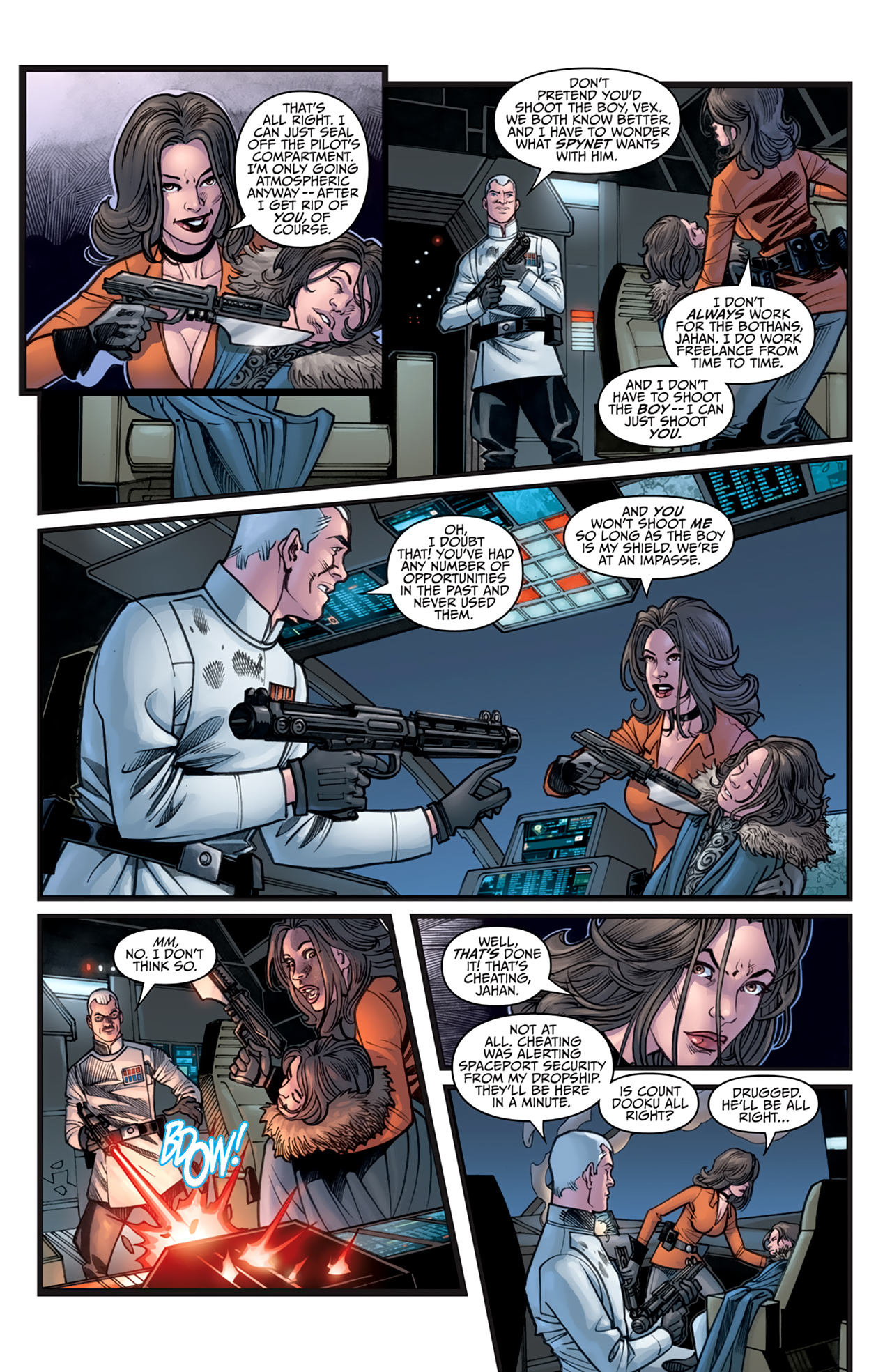 Read online Star Wars: Agent Of The Empire - Hard Targets comic -  Issue #3 - 7