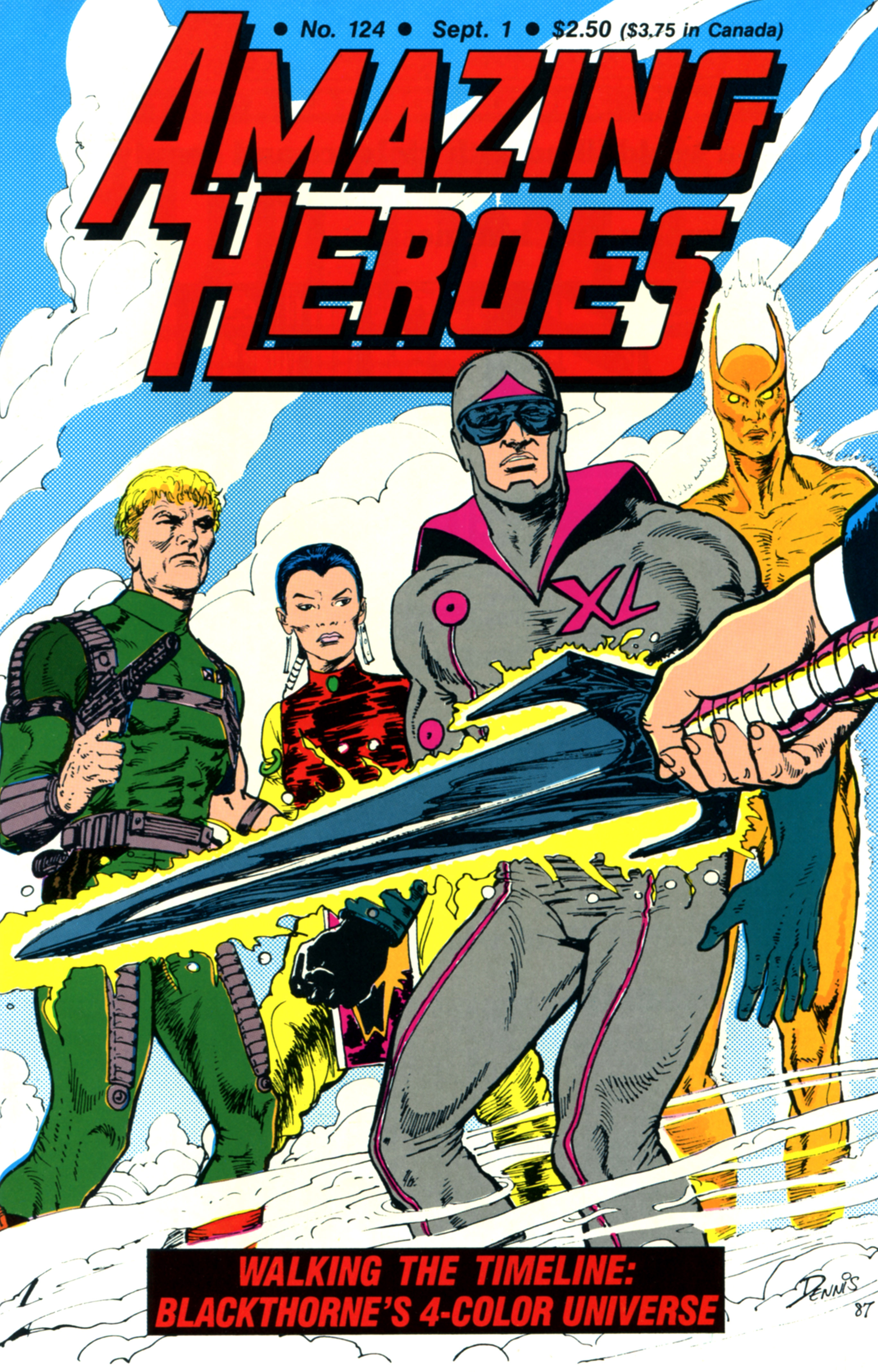 Read online Amazing Heroes comic -  Issue #124 - 1