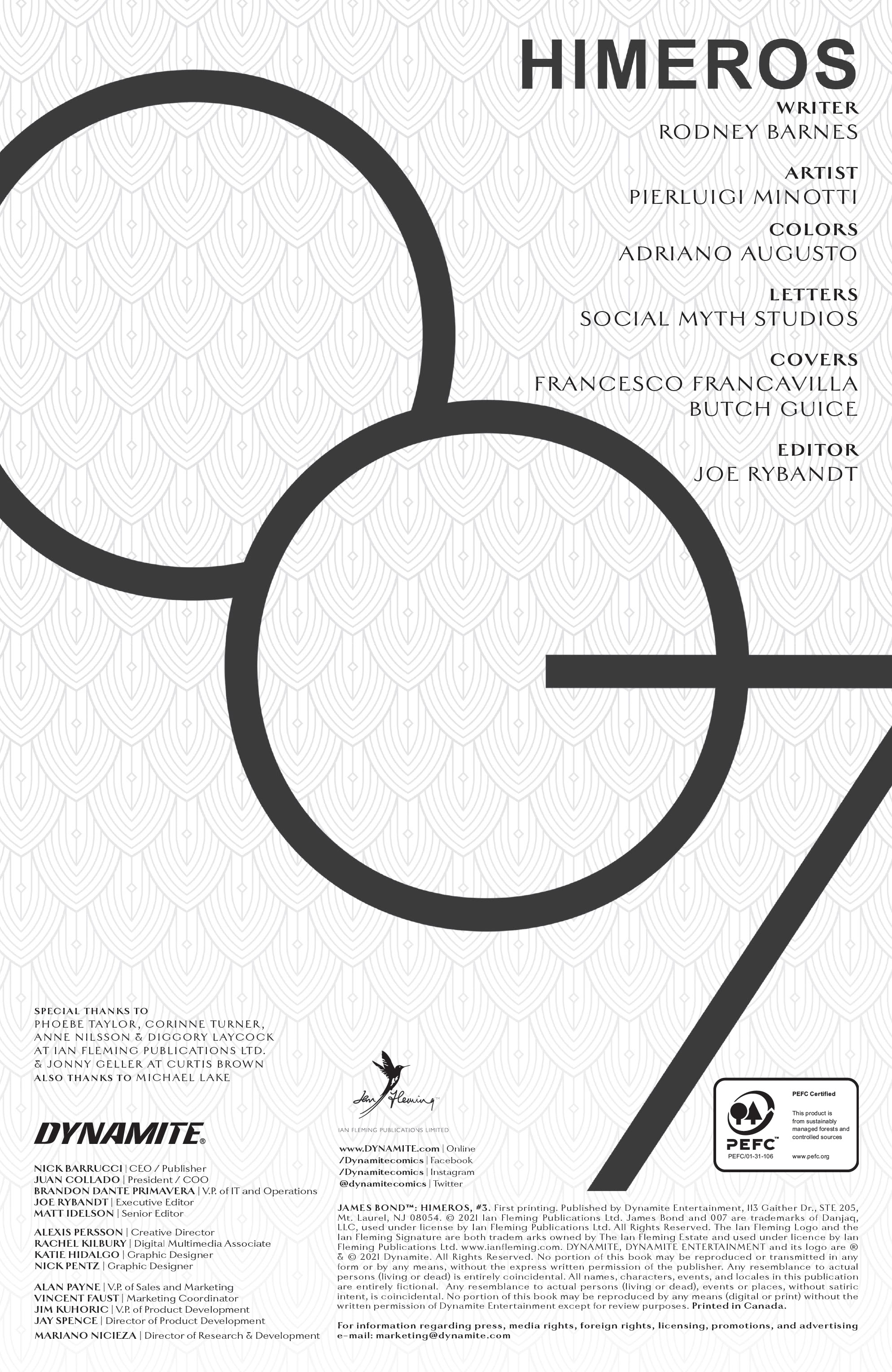 Read online James Bond: Himeros comic -  Issue #3 - 3