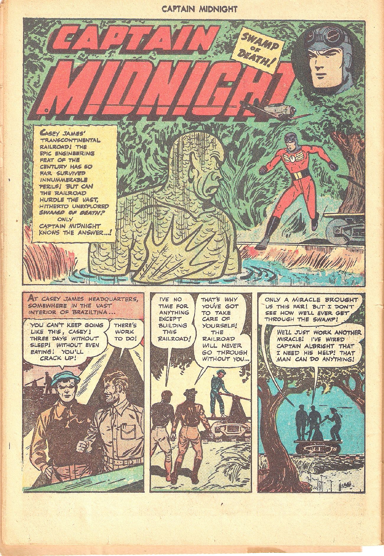 Read online Captain Midnight (1942) comic -  Issue #39 - 41