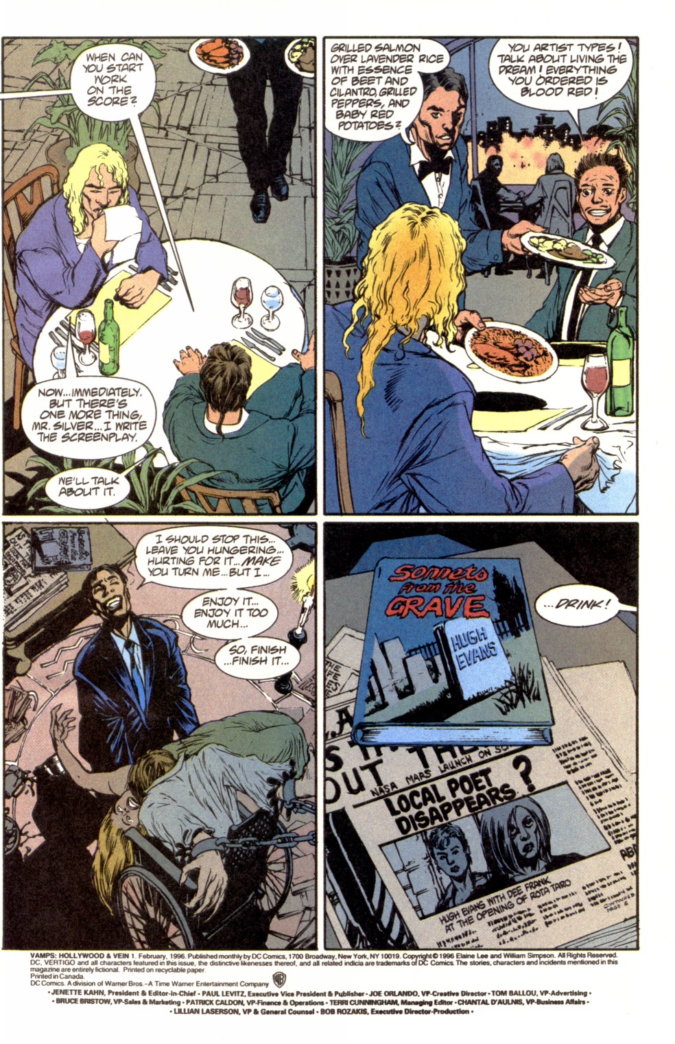 Read online Vamps: Hollywood & Vein comic -  Issue #1 - 4