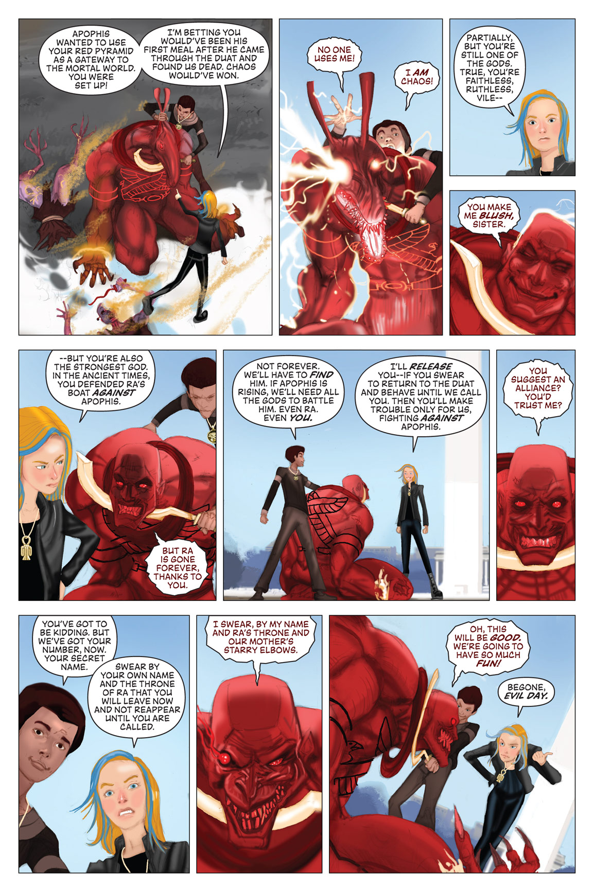 Read online The Kane Chronicles comic -  Issue # TPB 1 - 175