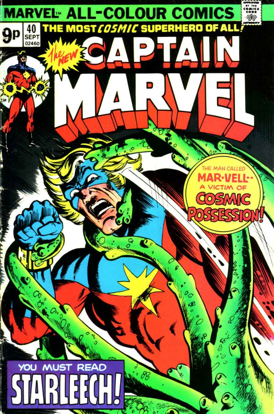 Read online Captain Marvel (1968) comic -  Issue #40 - 1