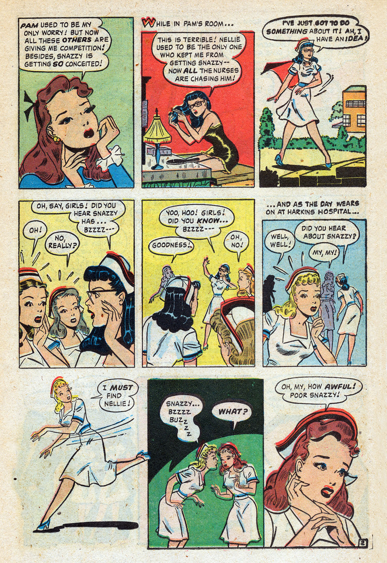 Read online Nellie The Nurse (1945) comic -  Issue #14 - 15