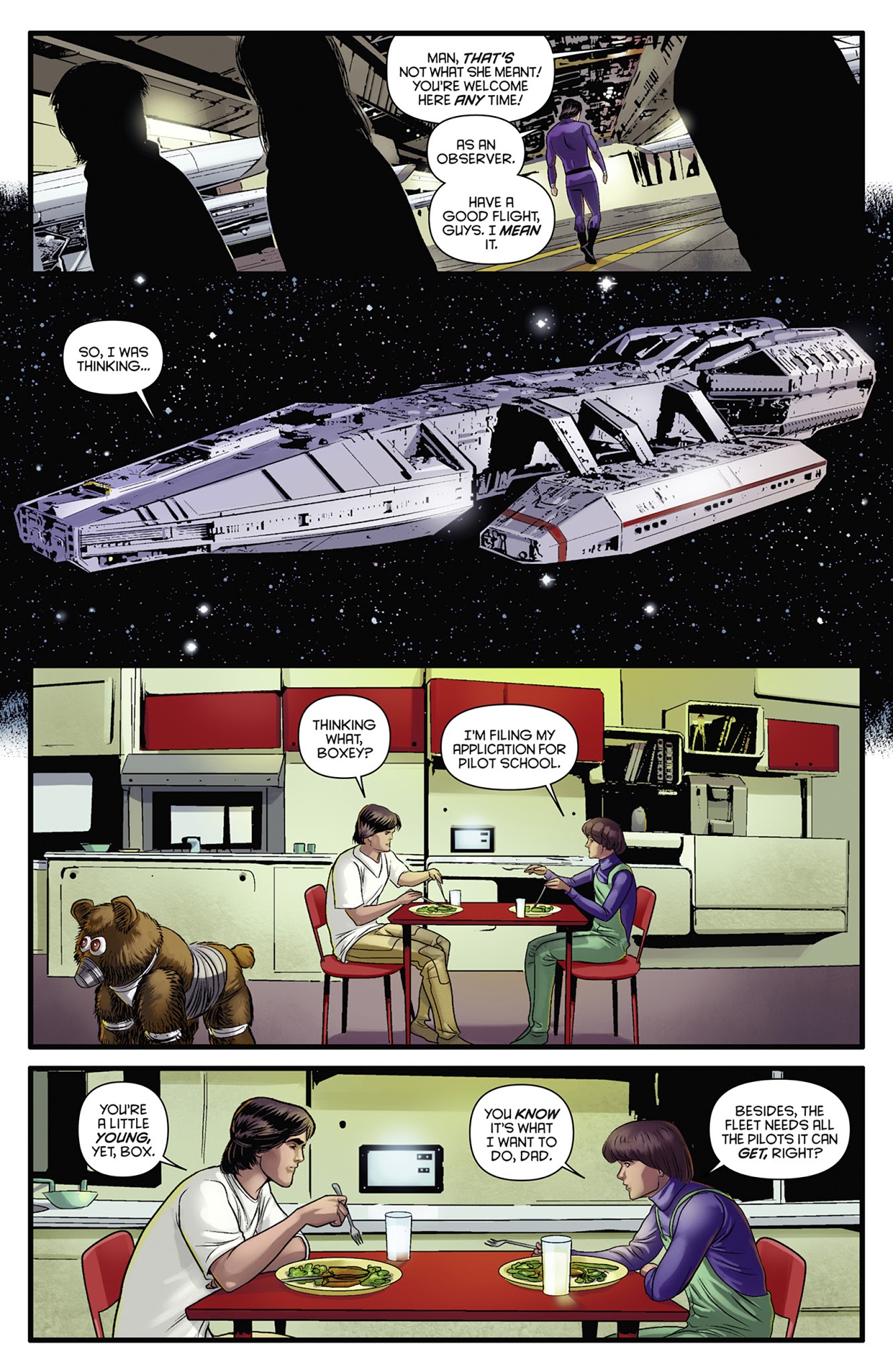 Read online Classic Battlestar Galactica: The Death of Apollo comic -  Issue #5 - 10