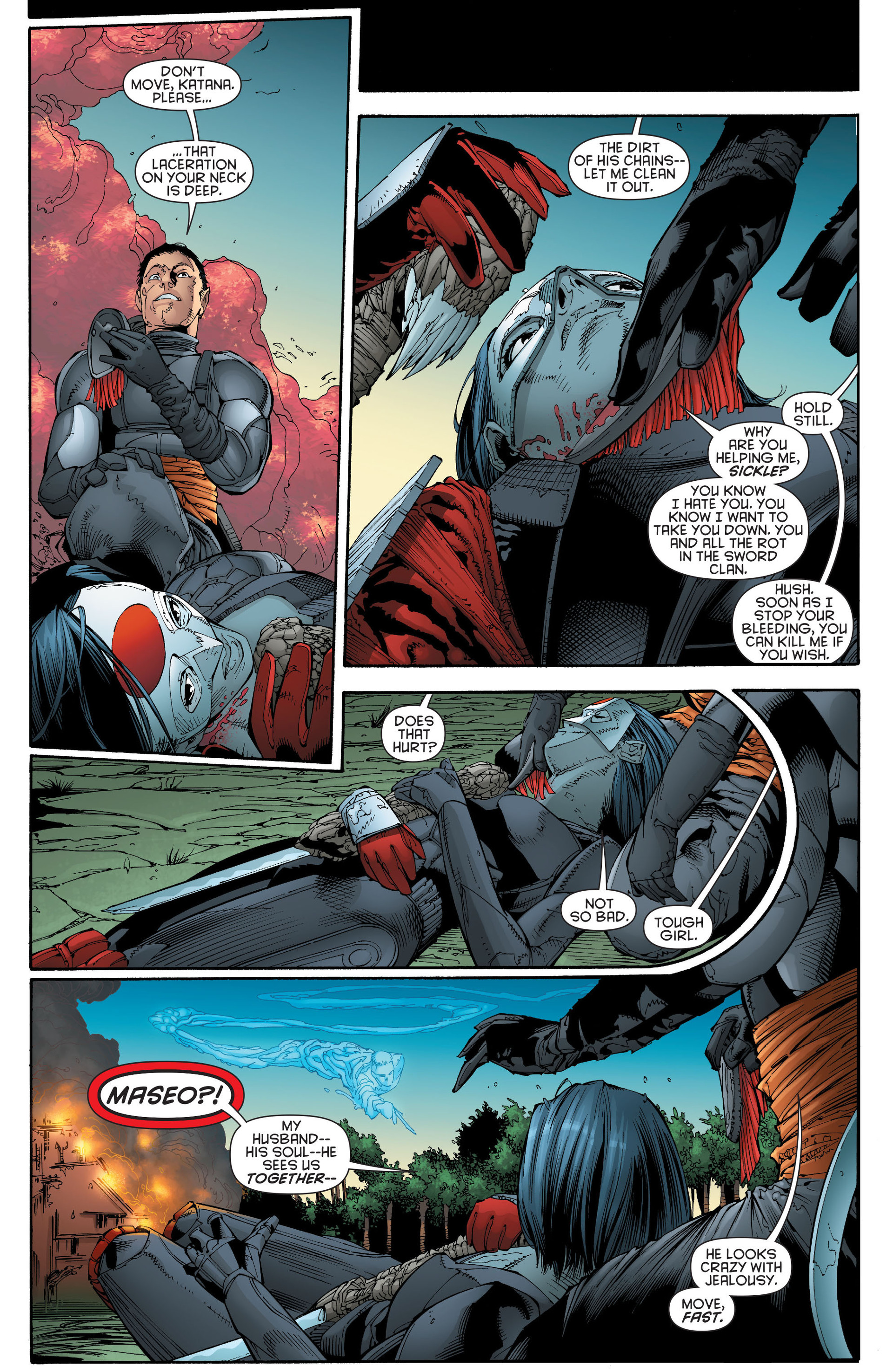 Read online Katana comic -  Issue #6 - 5
