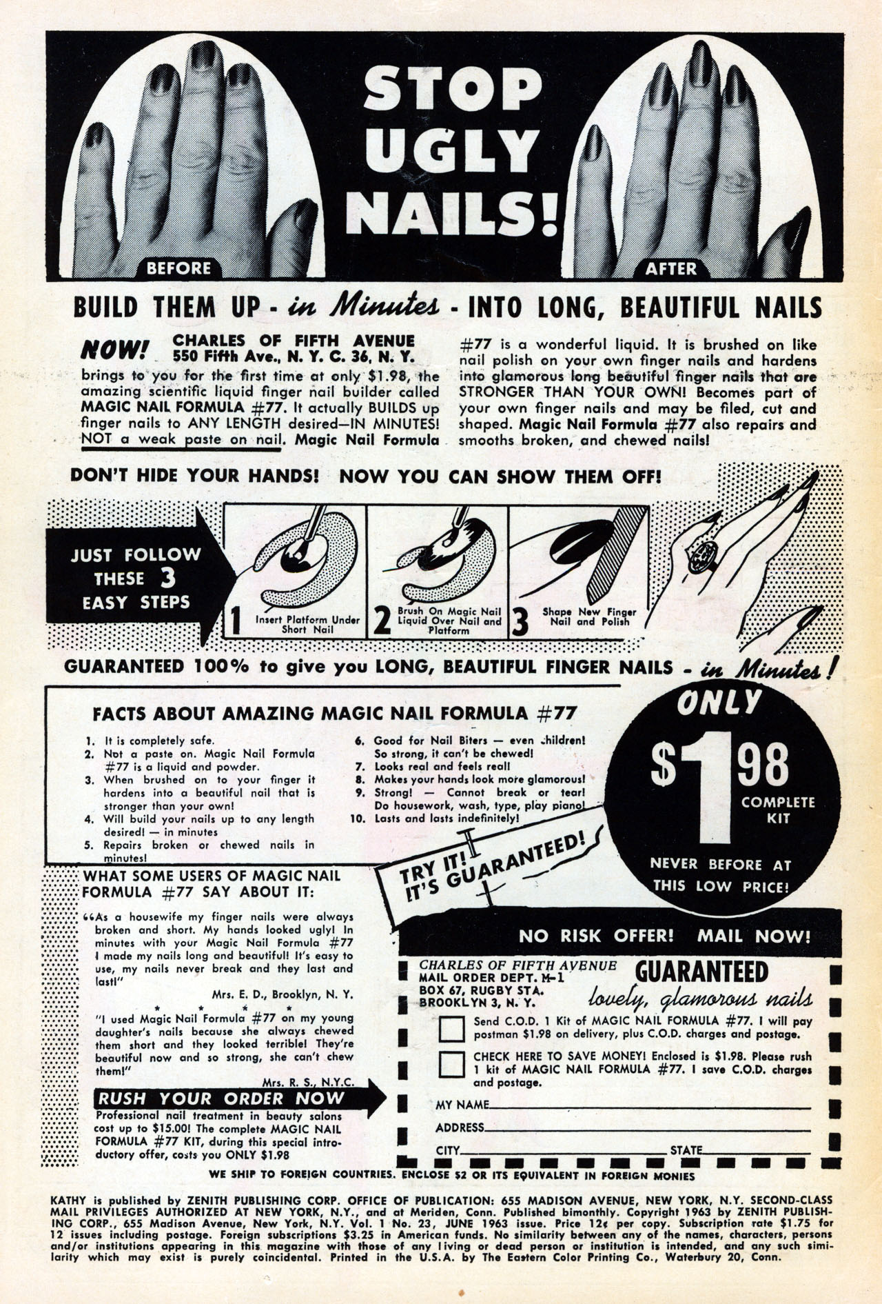 Read online Kathy (1959) comic -  Issue #23 - 2