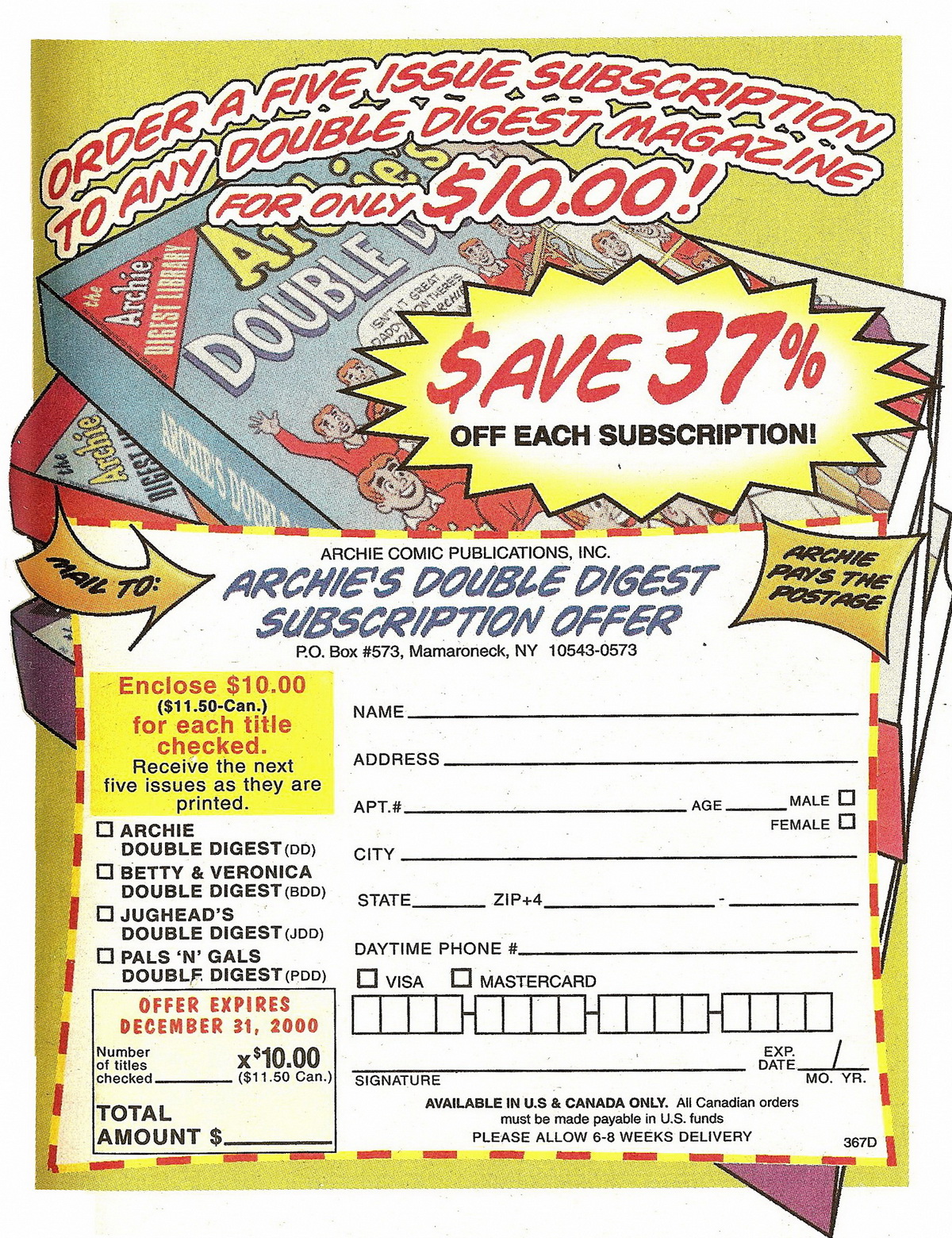 Read online Jughead's Double Digest Magazine comic -  Issue #73 - 162