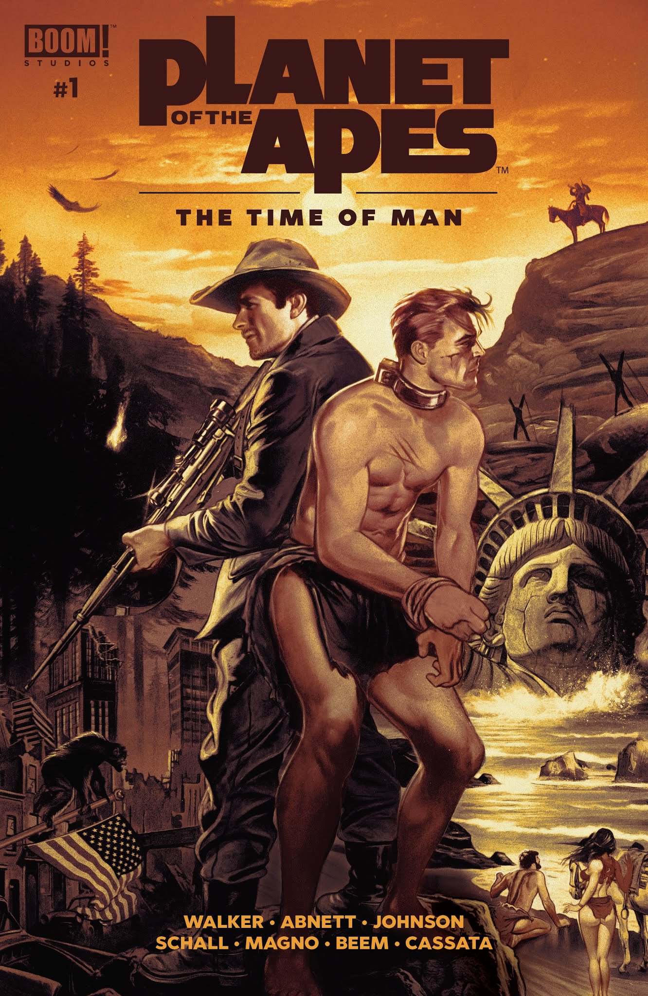 Read online Planet of the Apes: The Time of Man comic -  Issue # Full - 1