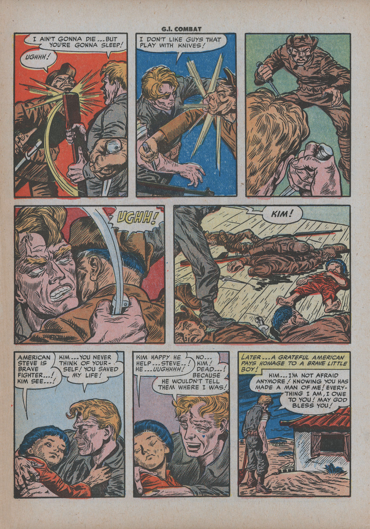 Read online G.I. Combat (1952) comic -  Issue #2 - 24