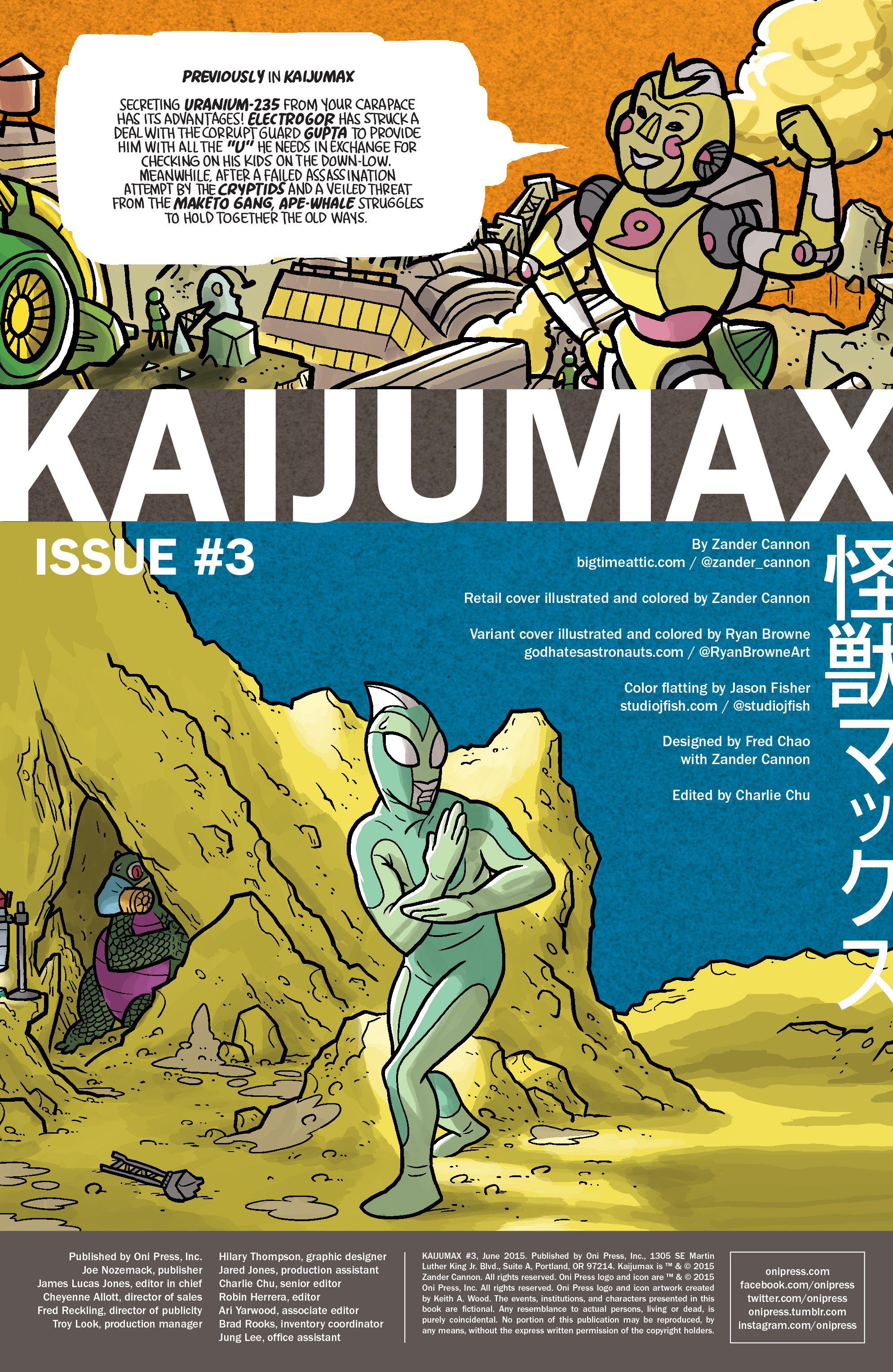 Read online Kaijumax comic -  Issue #3 - 2