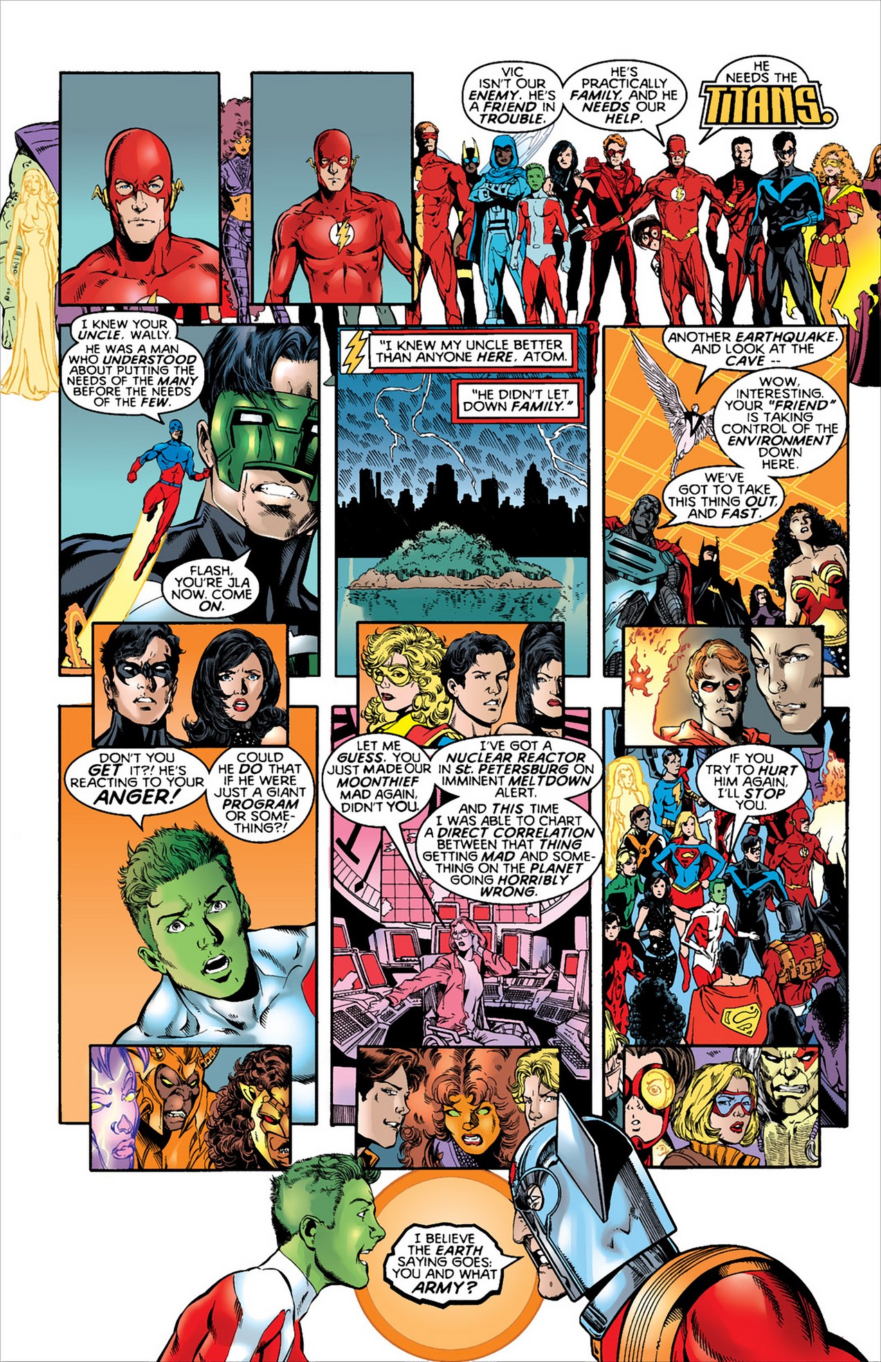 Read online JLA/Titans comic -  Issue #2 - 15