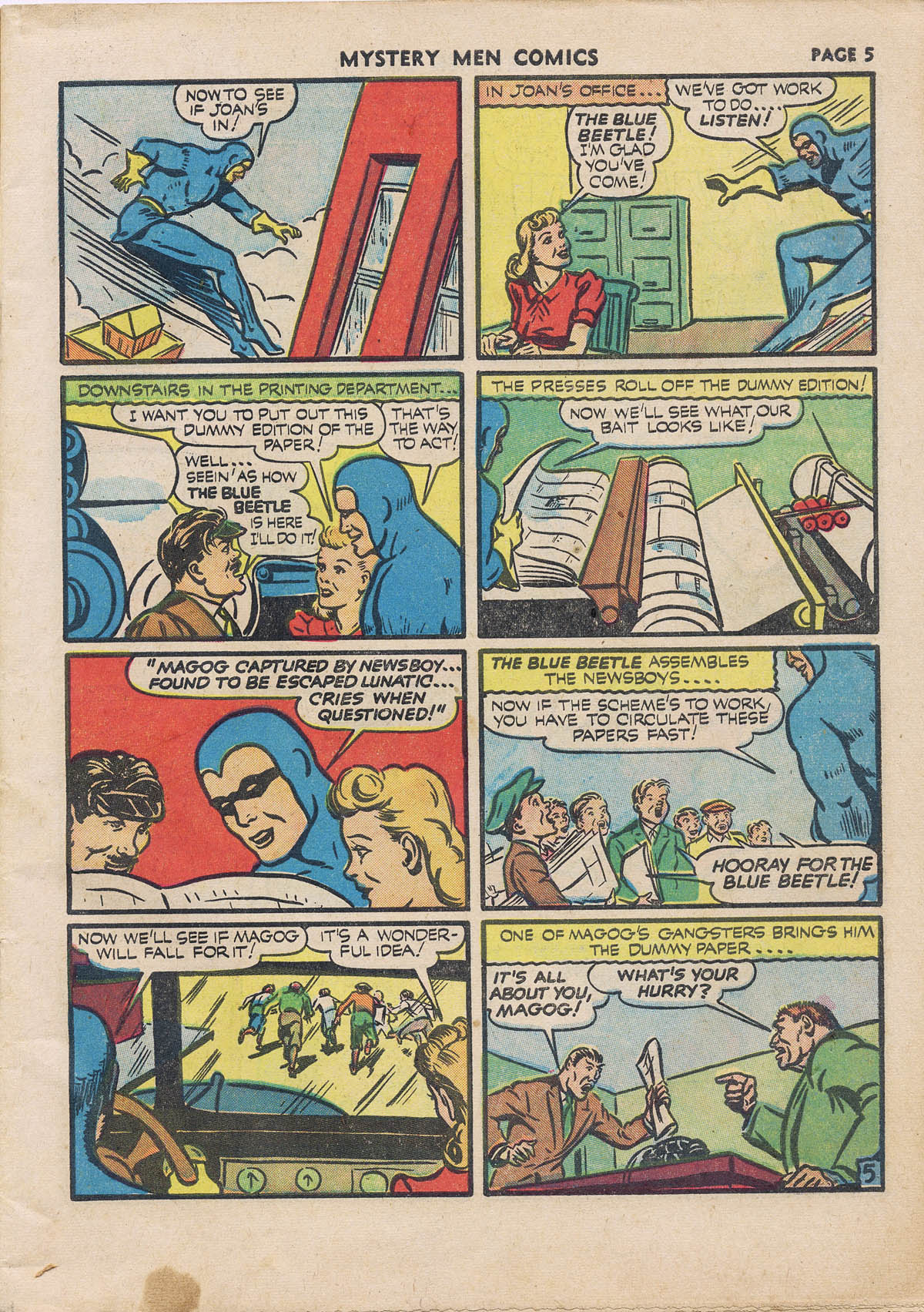 Read online Mystery Men Comics comic -  Issue #22 - 9