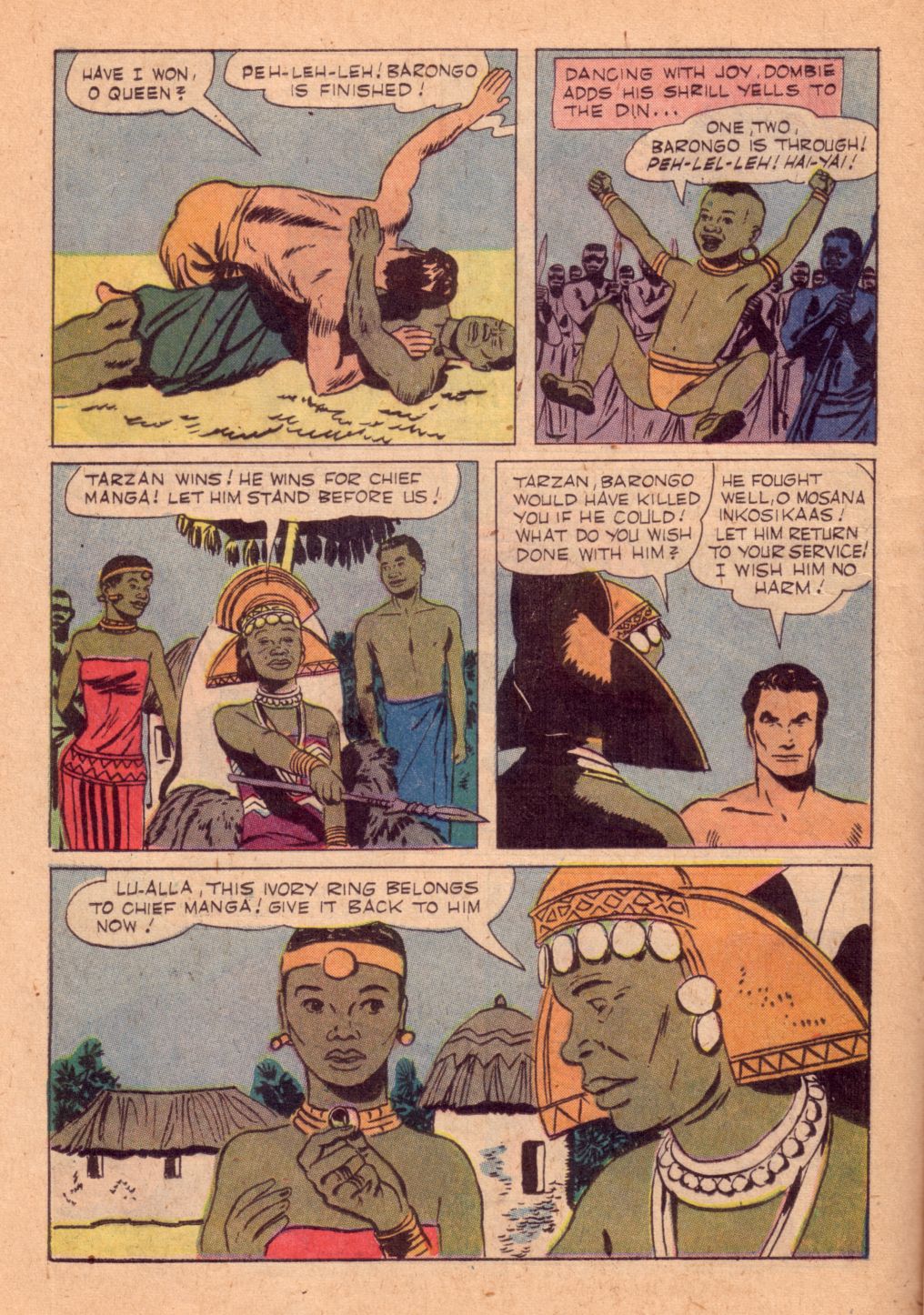 Read online Tarzan (1948) comic -  Issue #93 - 16